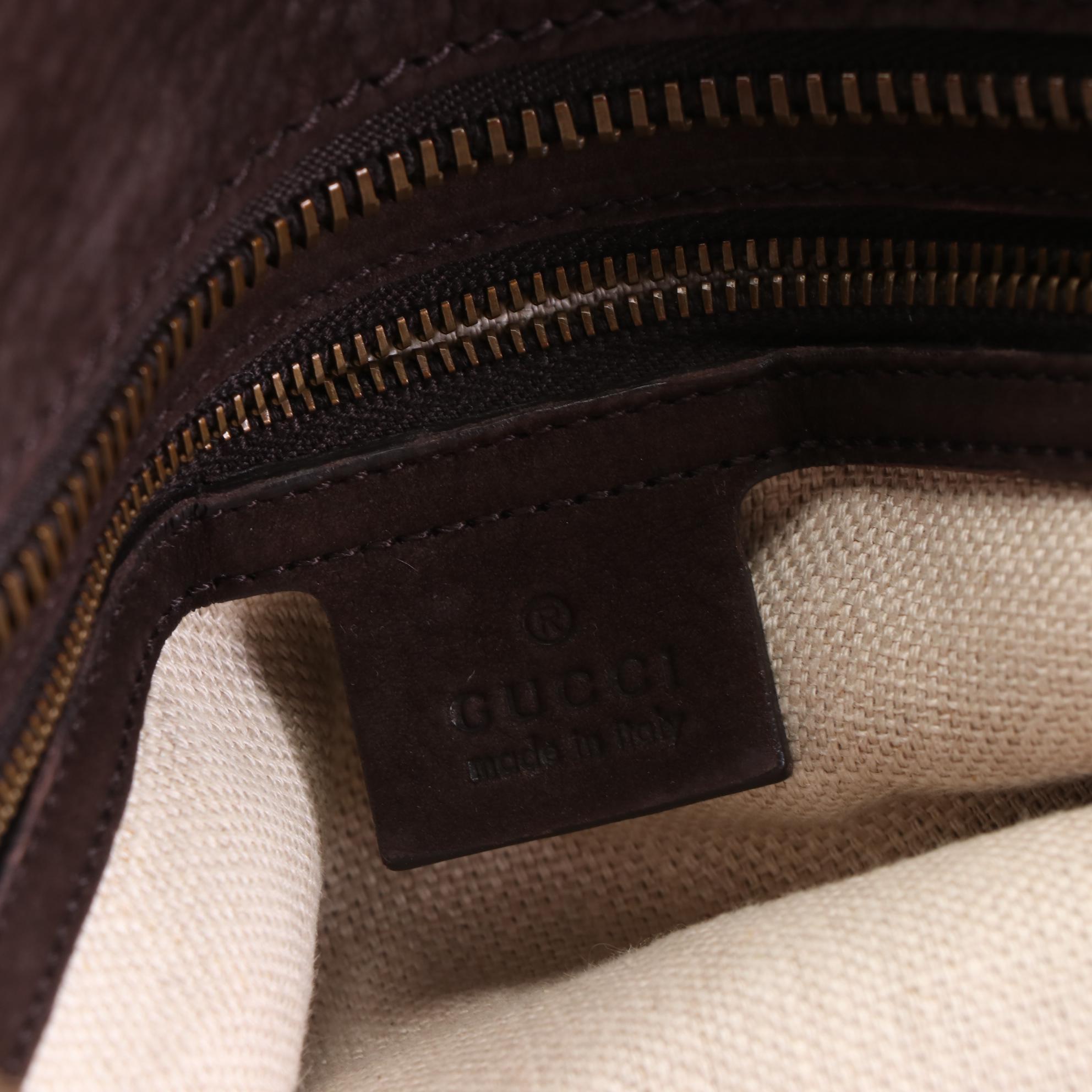 Gucci Leather and Snakeskin Handbag