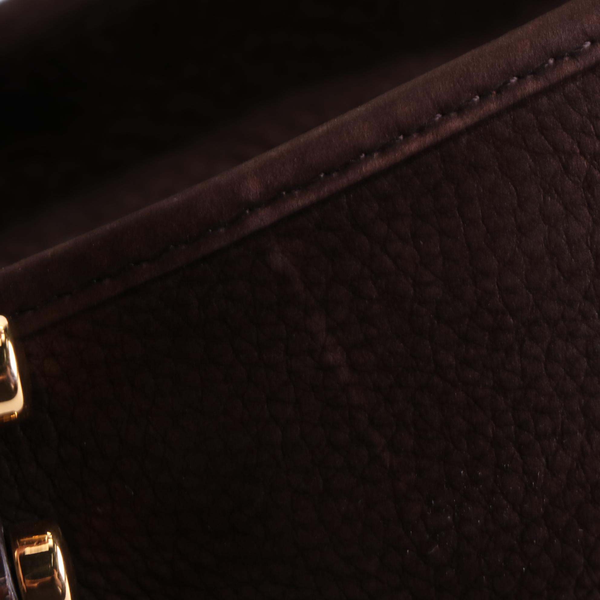 Gucci Leather and Snakeskin Handbag