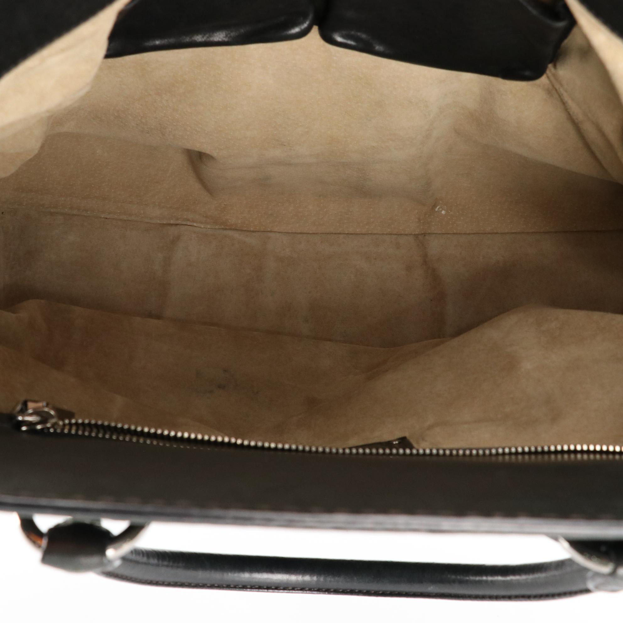 Prada Camo Ruched Nylon Tessuto and Leather Handbag