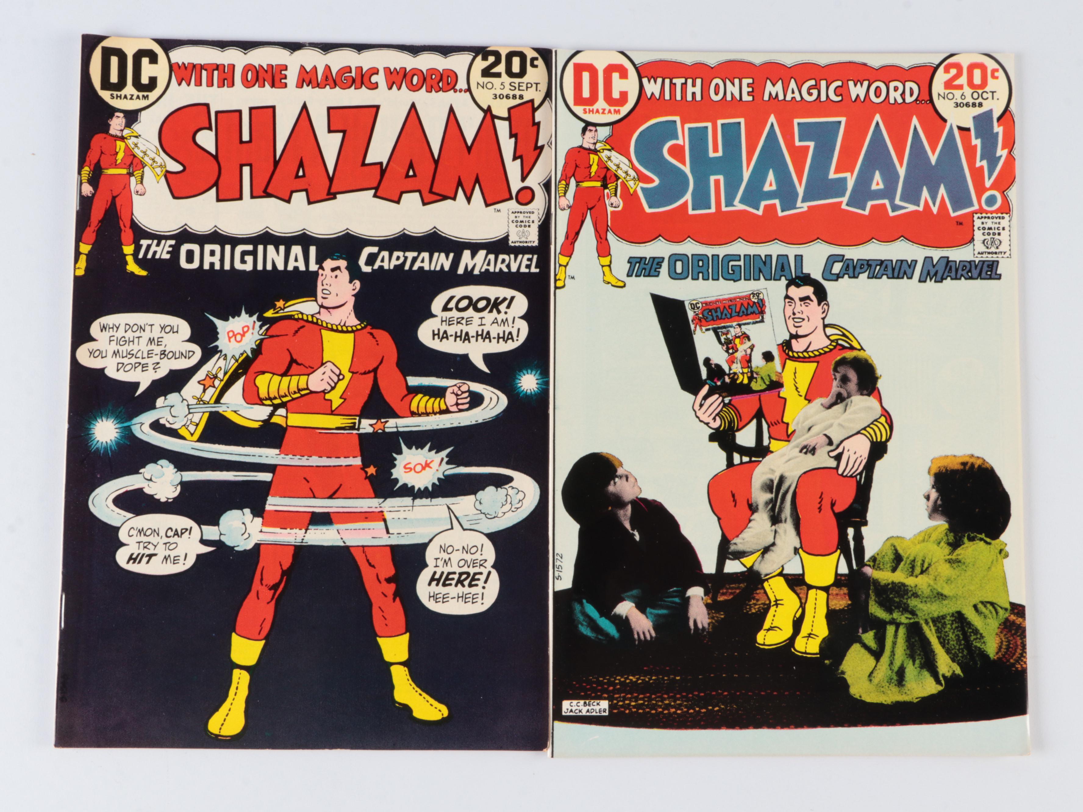 Bronze Age DC Shazam! with Captain Marvel and More Comic Books