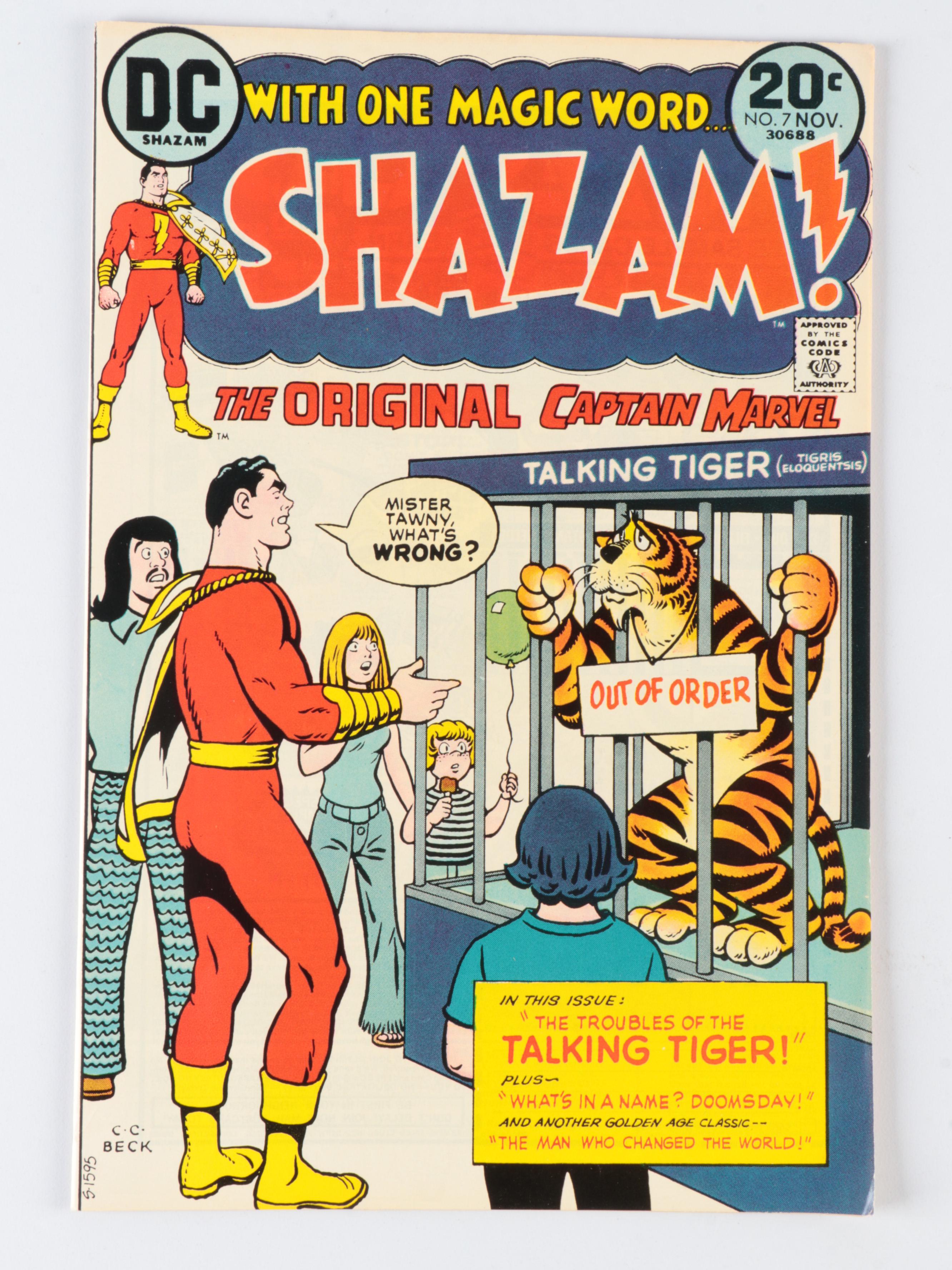 Bronze Age DC Shazam! with Captain Marvel and More Comic Books