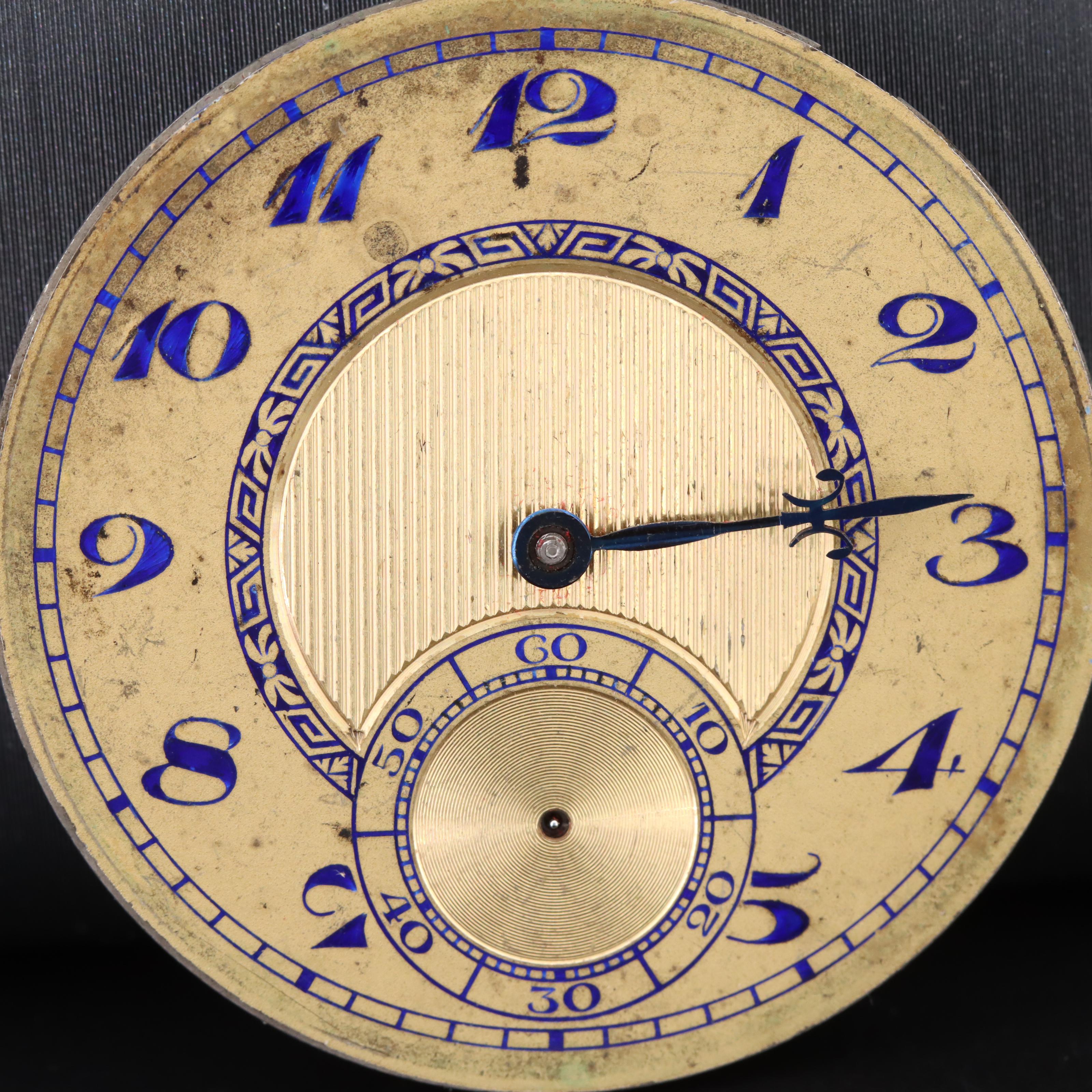 1918 Longines Pocket Watch Movement