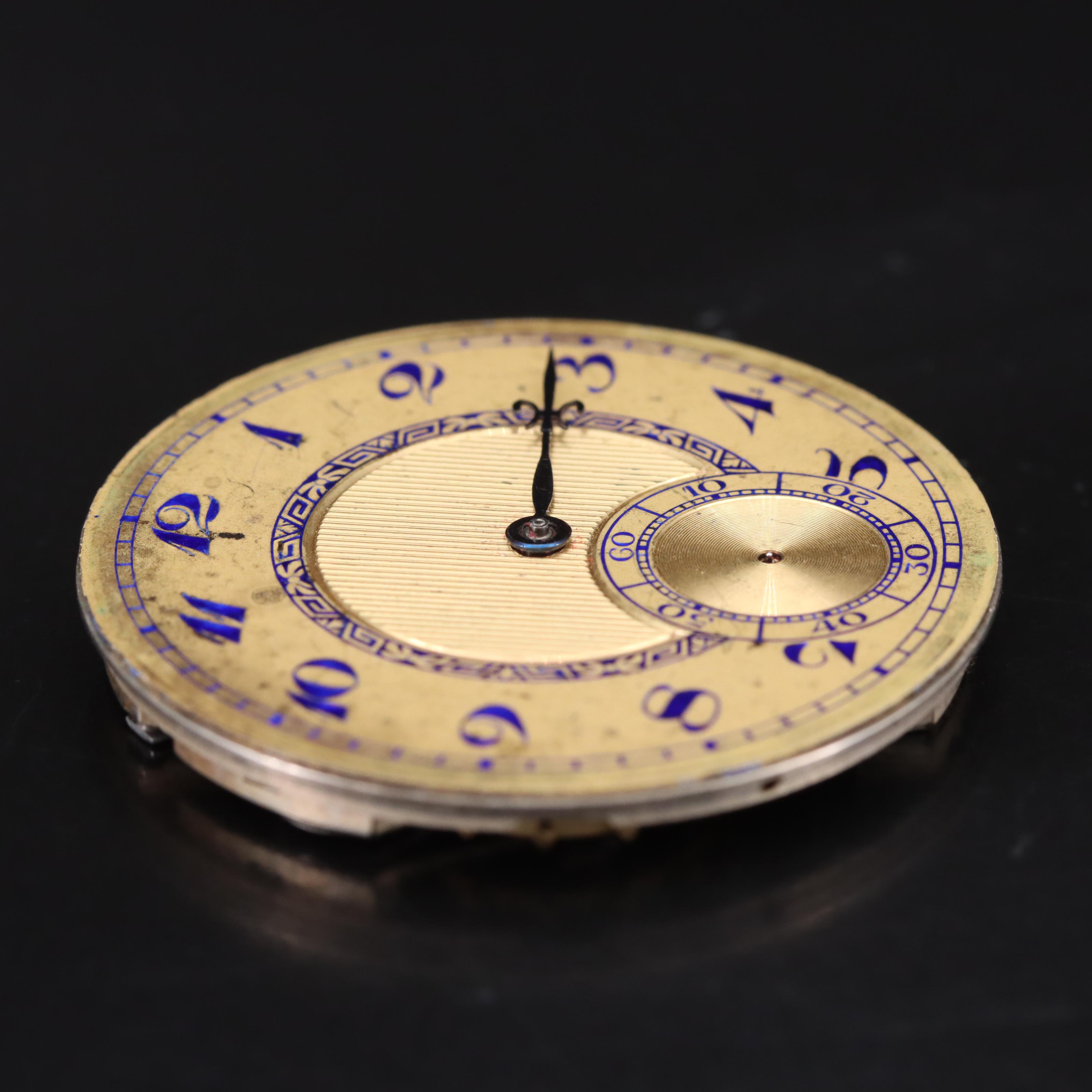 1918 Longines Pocket Watch Movement