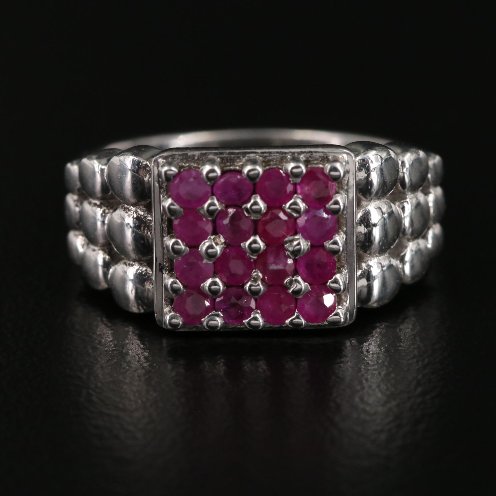 Sterling Ruby Square Ring