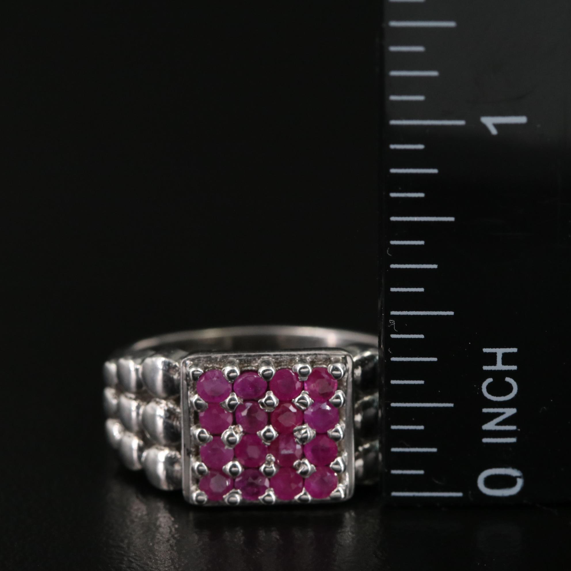 Sterling Ruby Square Ring
