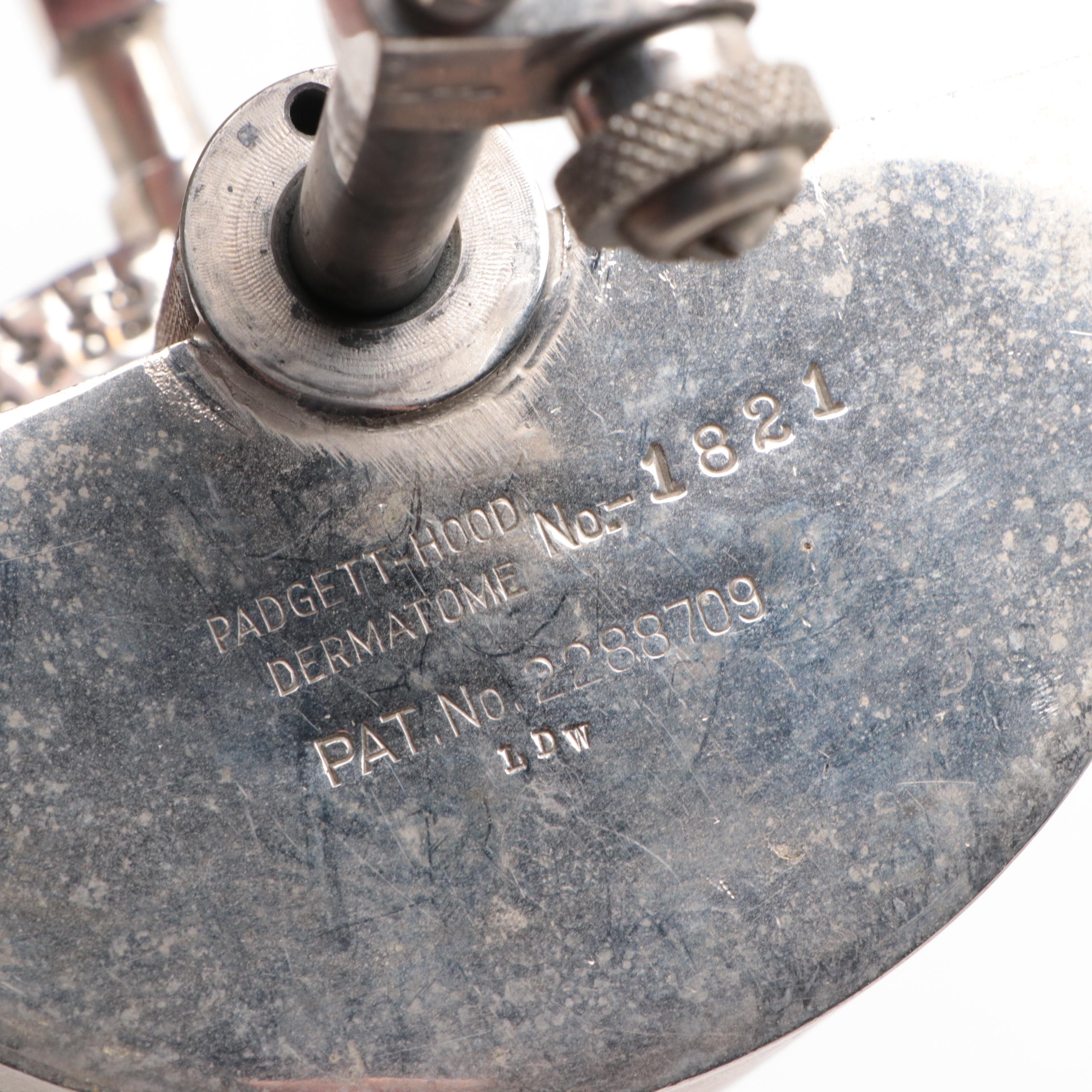 Padgett-Hood Dermatome Skin Grafting Surgical Apparatus, Circa 1940s