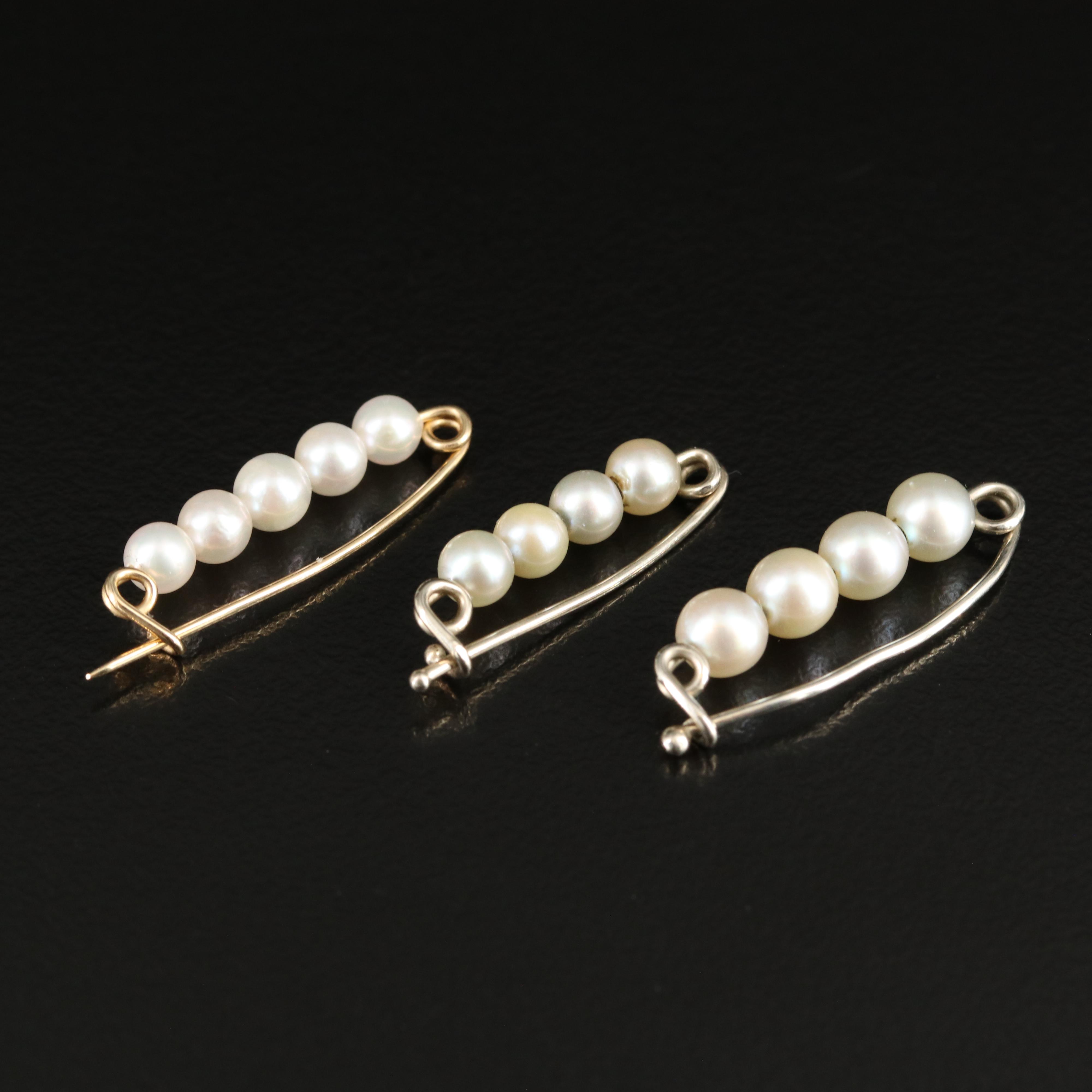 10K and 14K Pearl Strand Shorteners