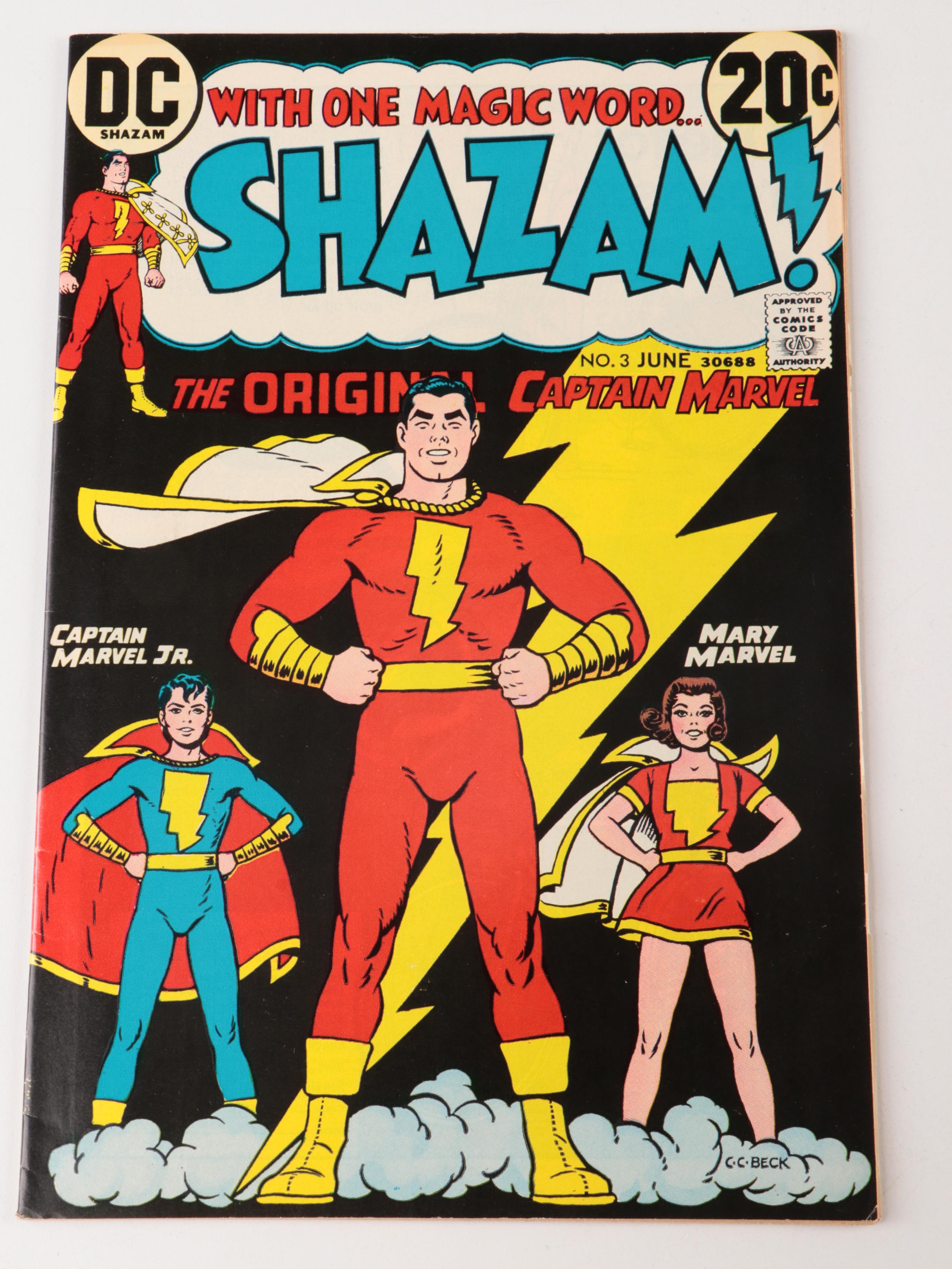 Bronze Age Shazam! The Original Captain Marvel Issue #3 Comic Books