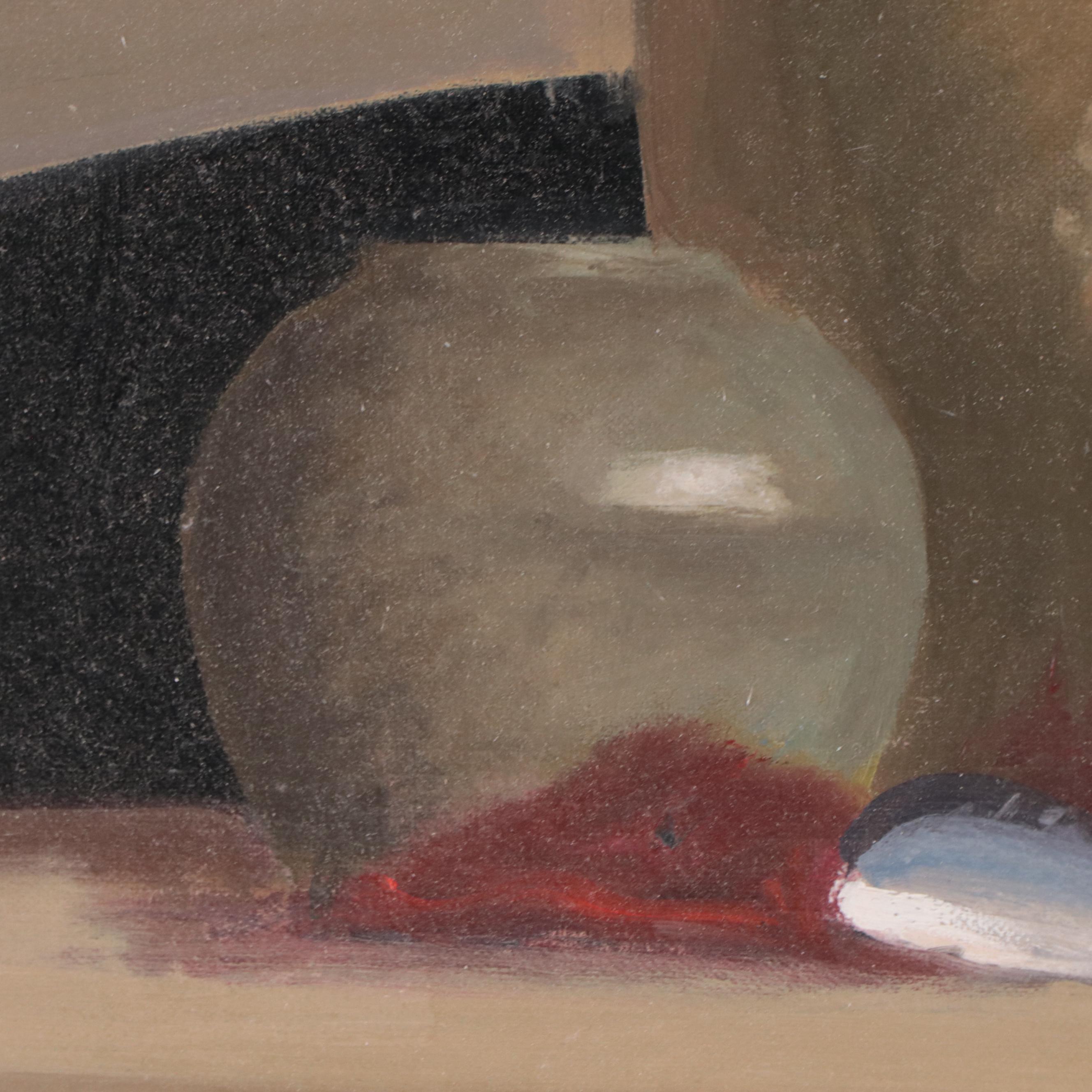 Robert Douglas Hunter Oil Painting of a Teddy Bear, 2008