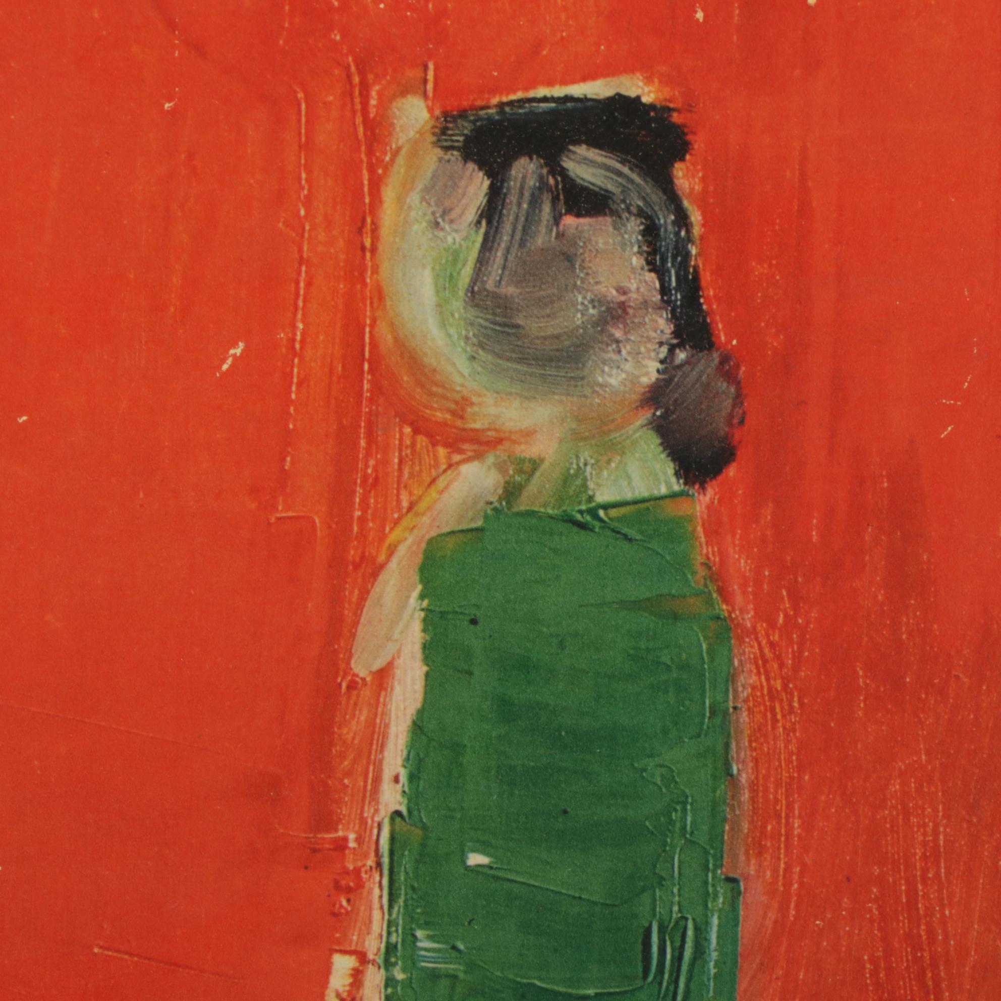 Collotype After Nicolas de Staël "Figure on Horseback," Circa 1969