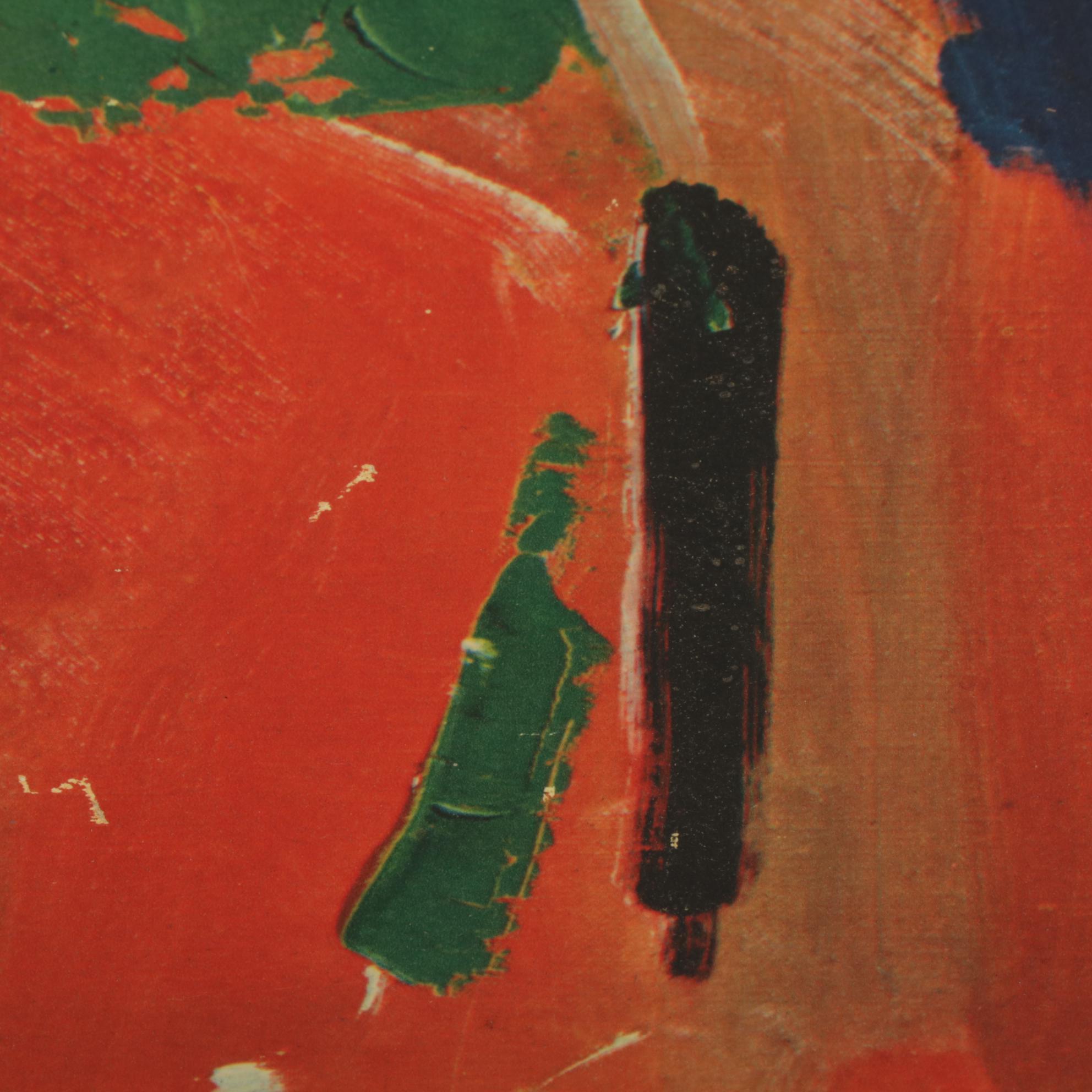 Collotype After Nicolas de Staël "Figure on Horseback," Circa 1969