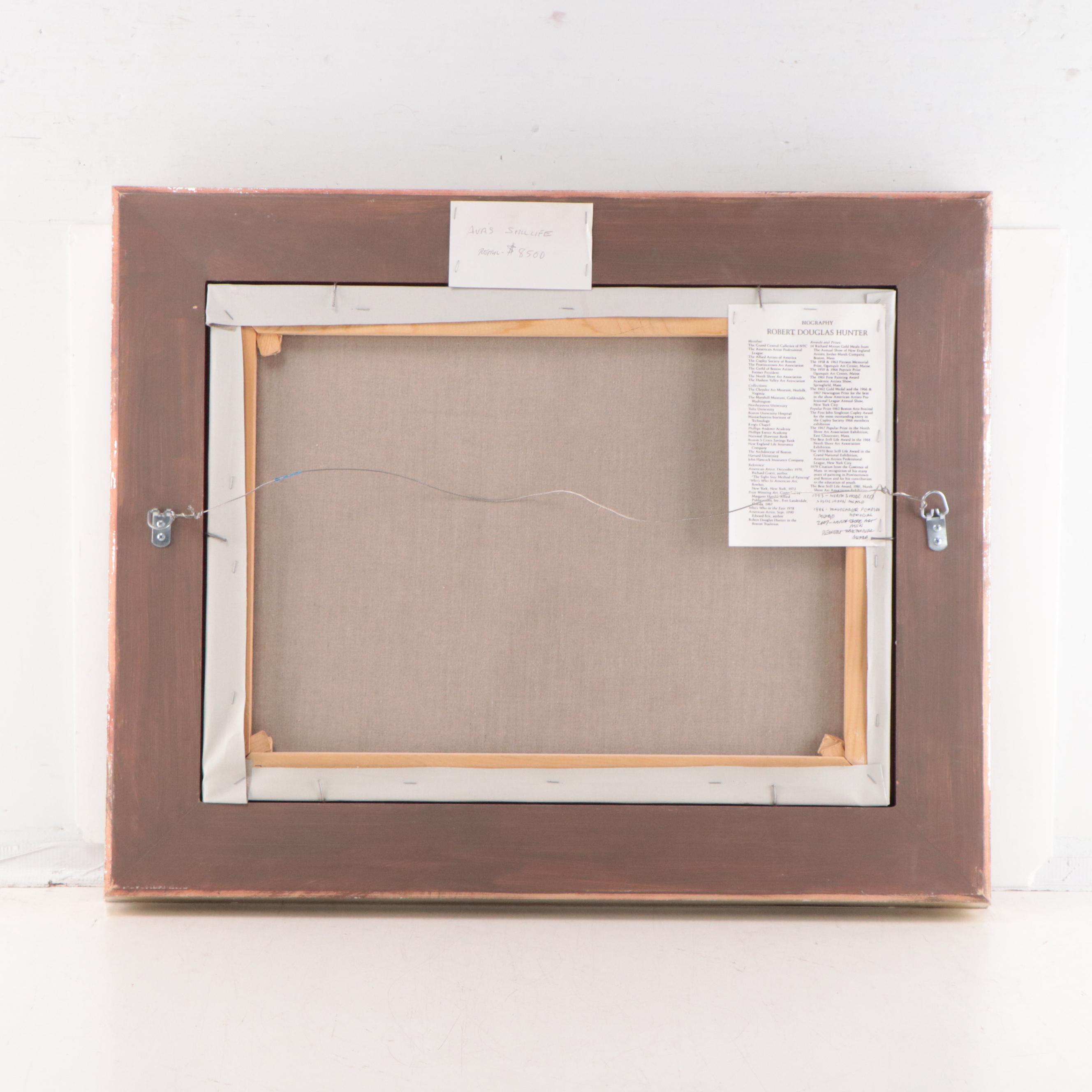 Robert Douglas Hunter Oil Painting of a Teddy Bear, 2008