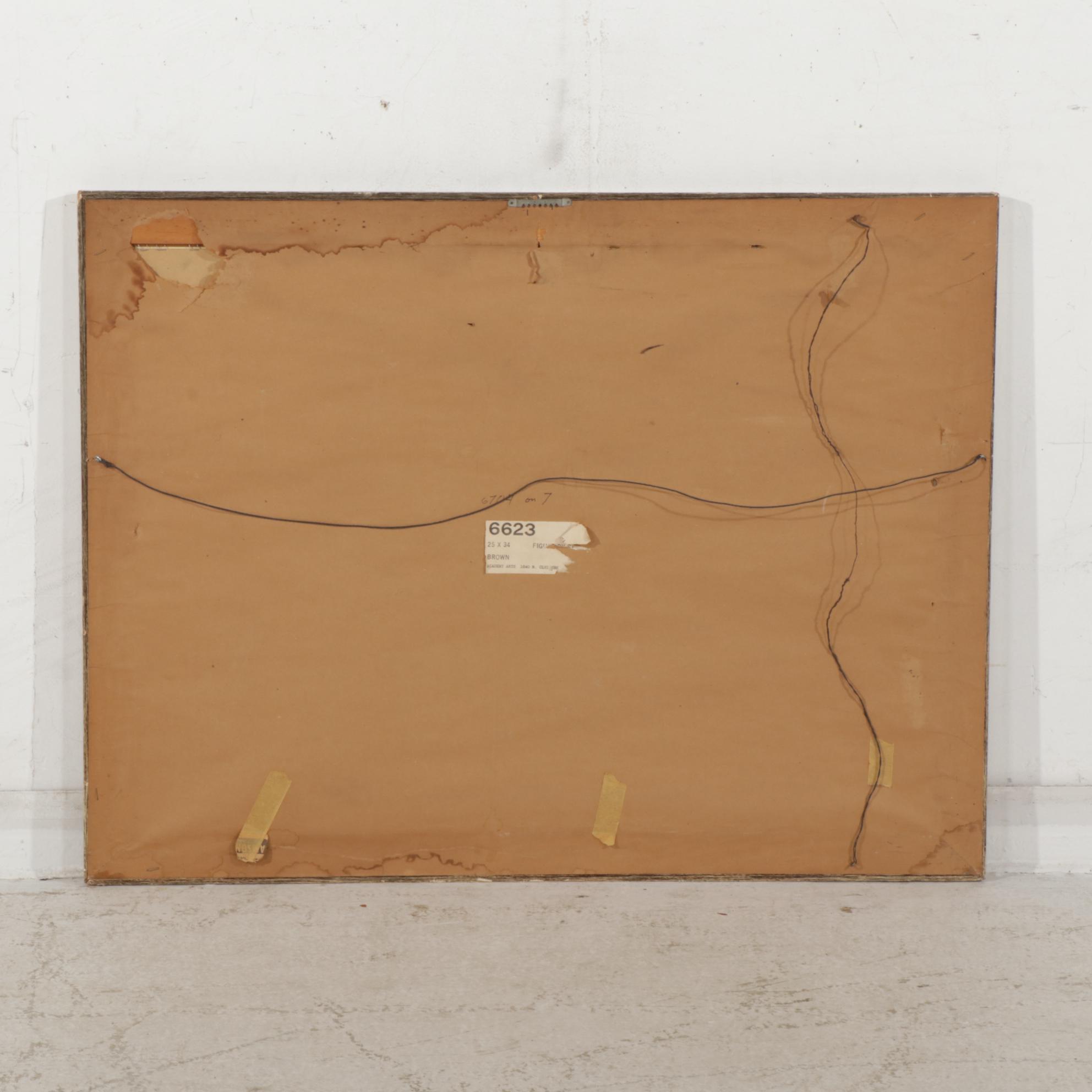 Collotype After Nicolas de Staël "Figure on Horseback," Circa 1969