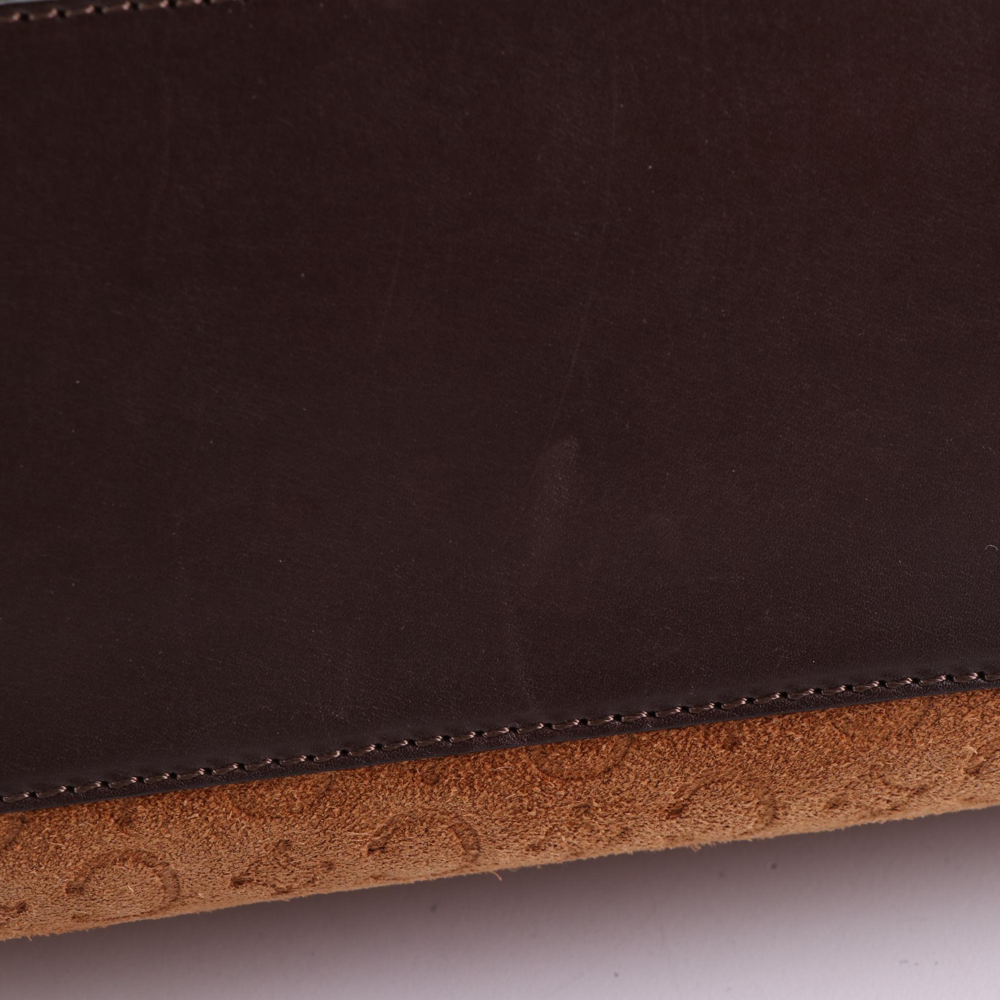 Celine Embossed Suede Shoulder Bag