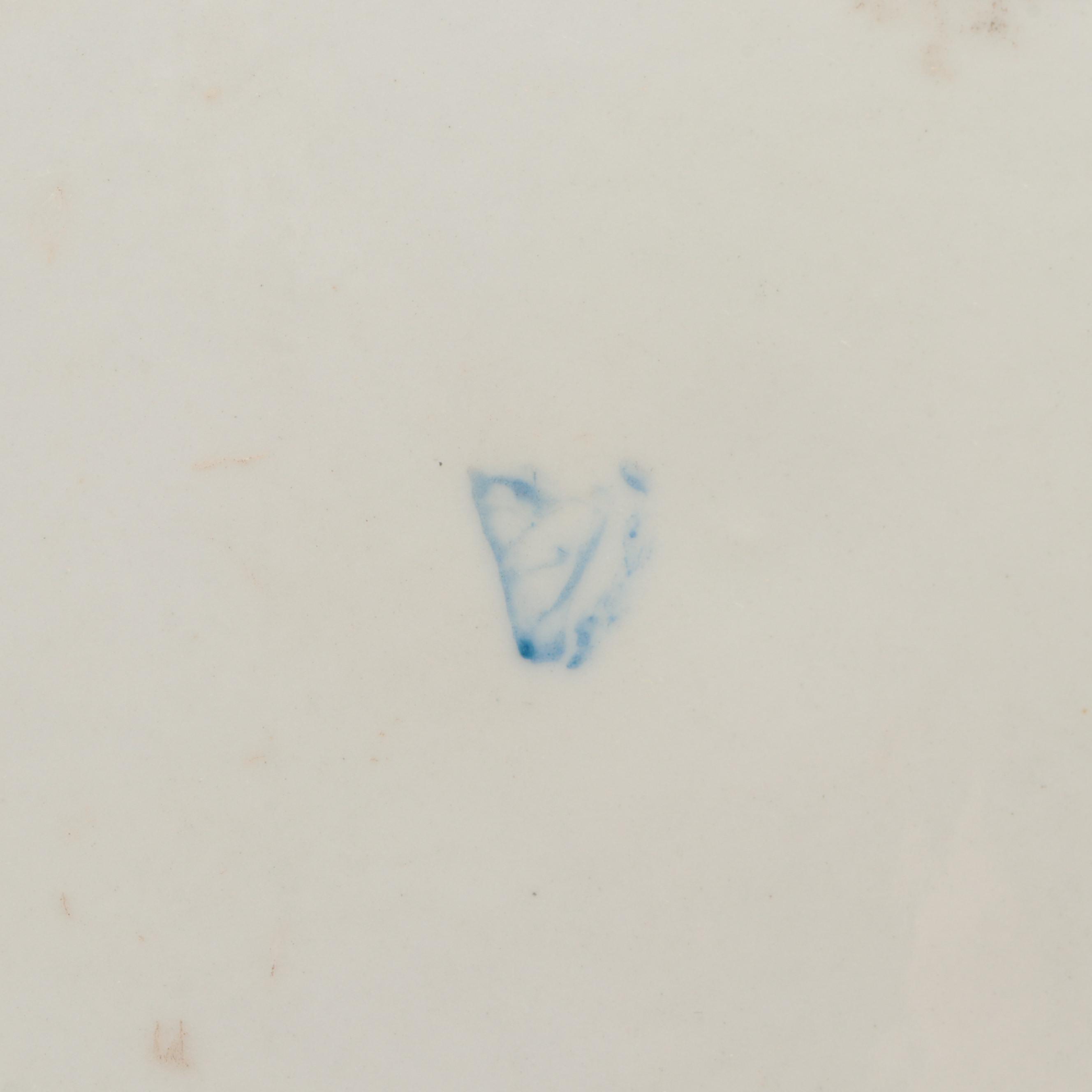 Hand Decorated Japanese Porcelain Portrait Ware and Plate