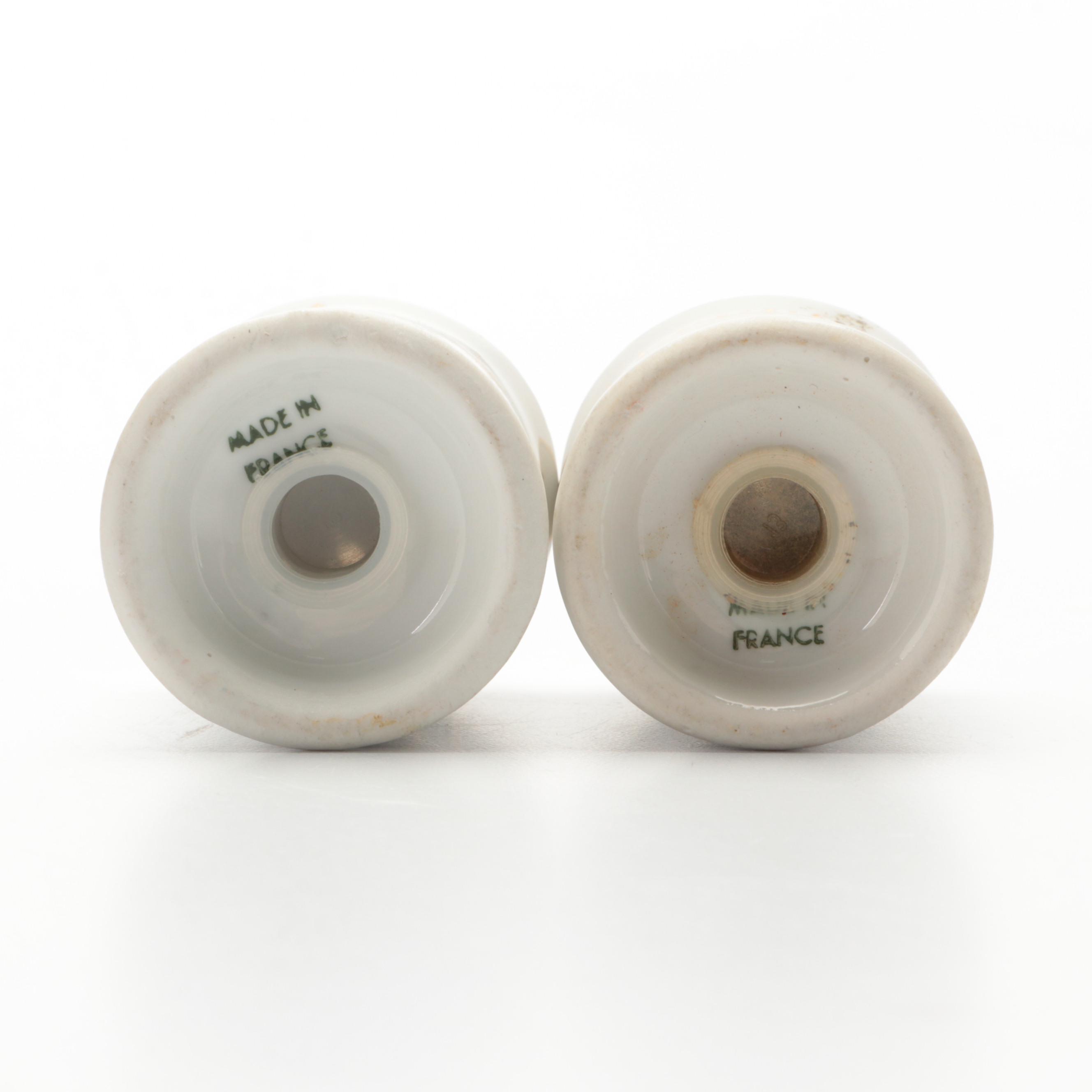 Hand Decorated Japanese Porcelain Portrait Ware and Plate