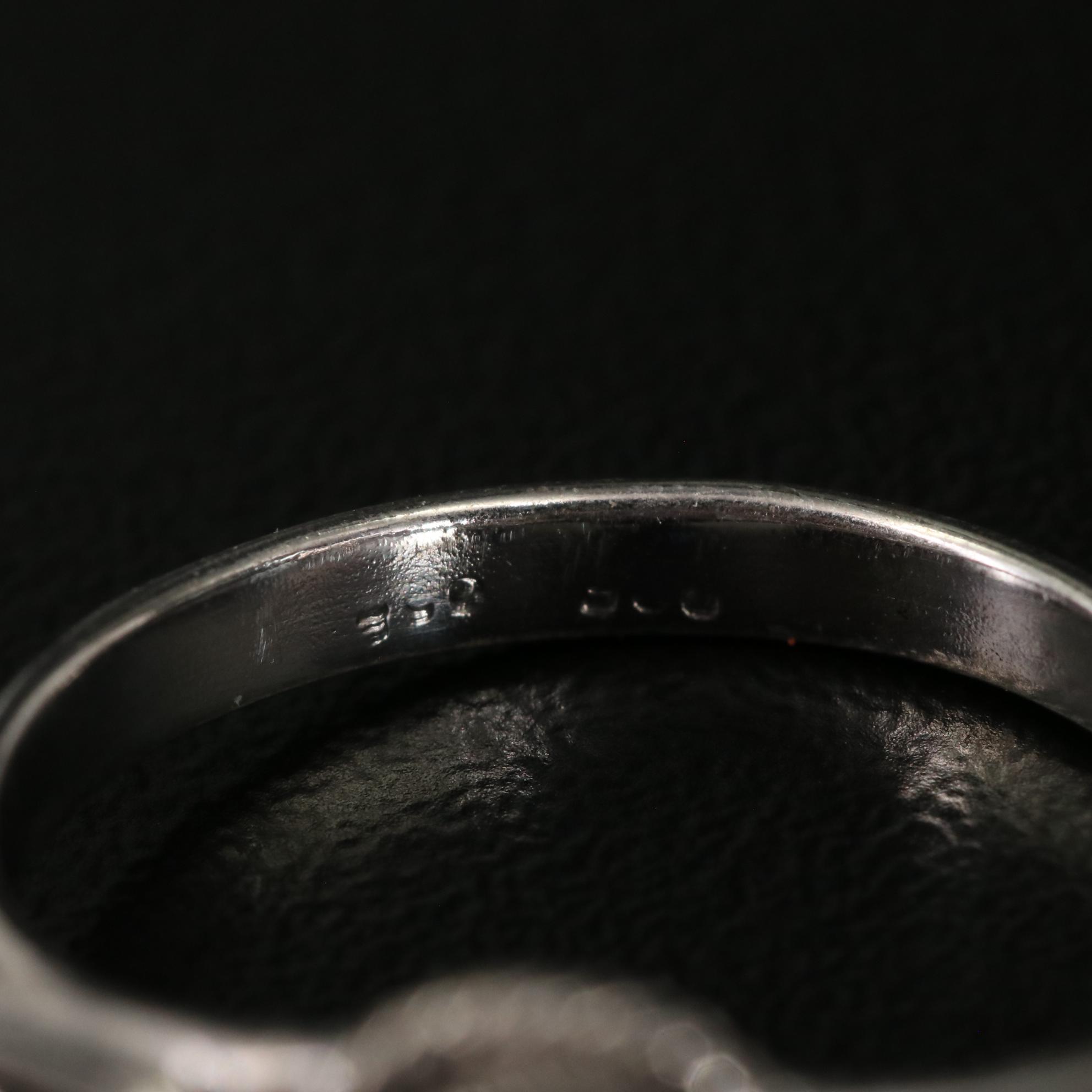 Sterling Amethyst Oval Ring