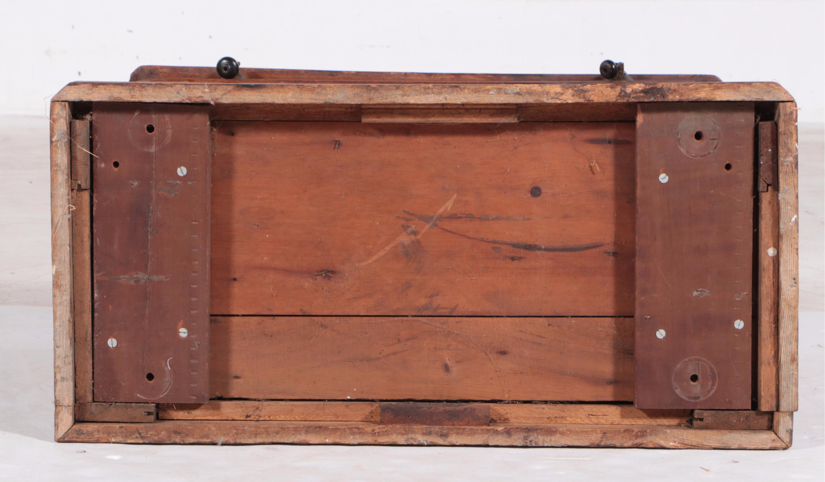 Clark's O.N.T. Ash General Store Countertop Display Cabinet, circa 1900