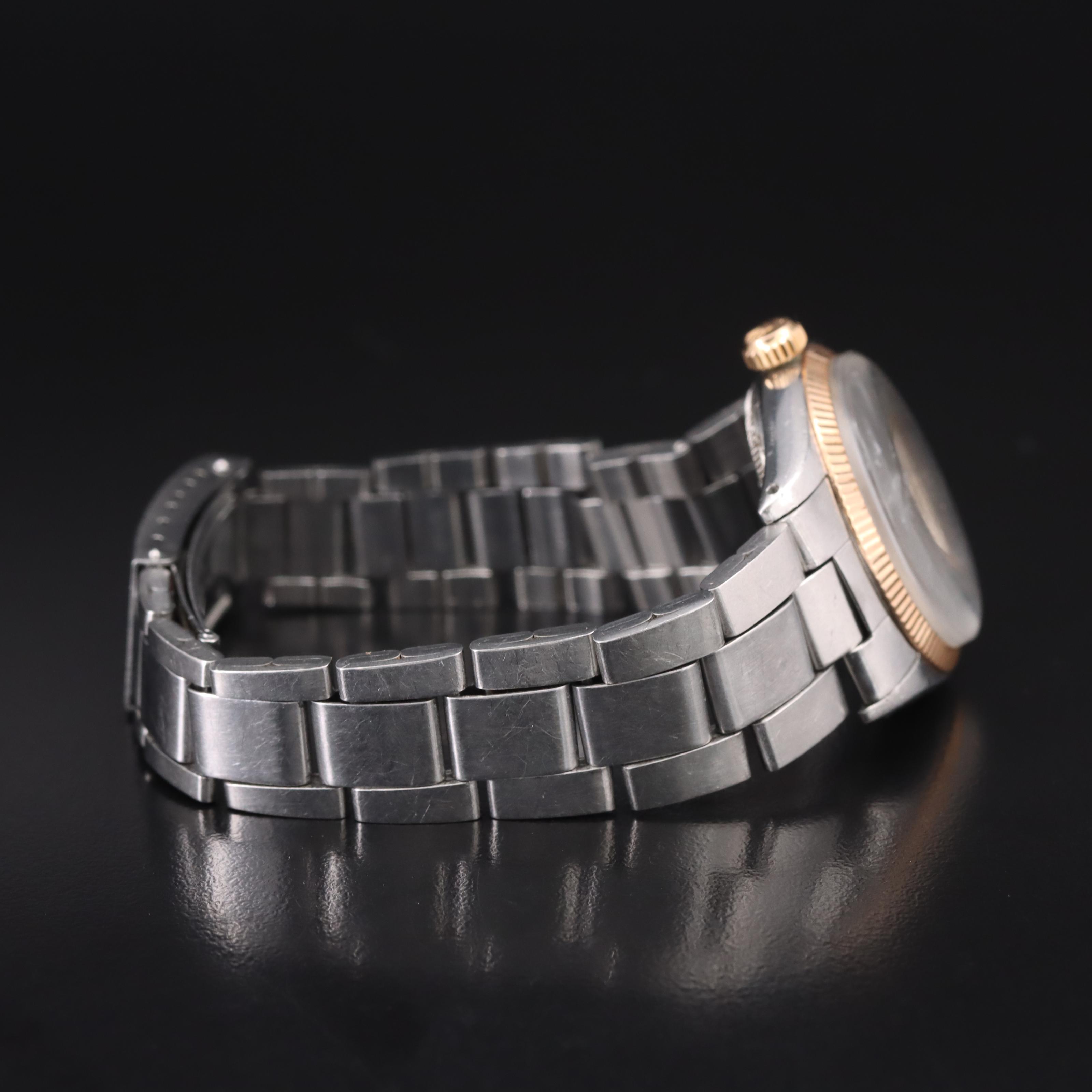 1958 Rolex Oyster Perpetual 14K and Stainless Steel Watch