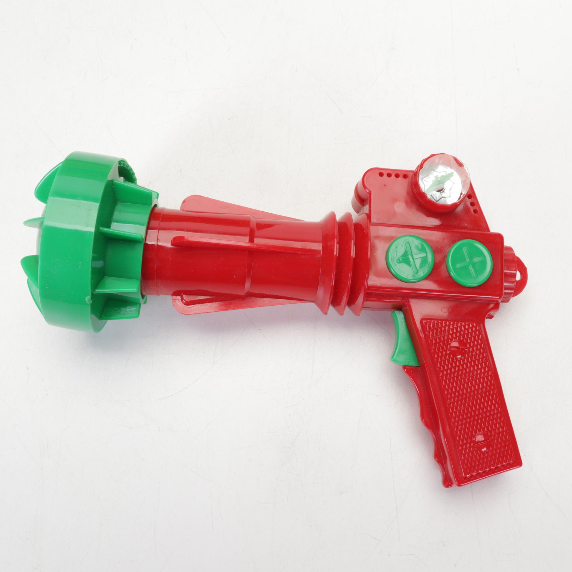 Two Captain Radar Walking Spacemen Toys With Buck Rogers Super Sonic Ray Gun