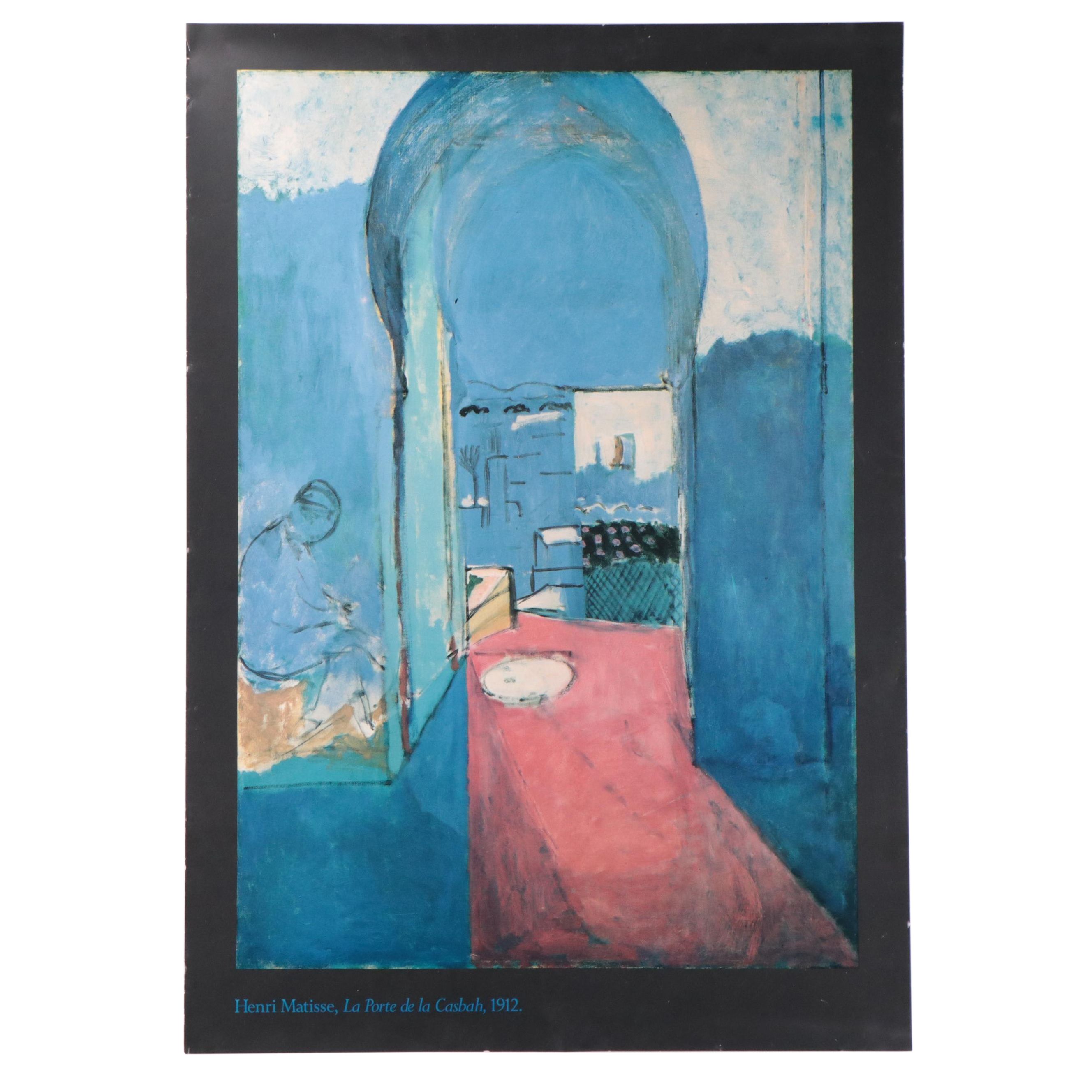 Offset Lithograph After Henri Matisse "La Porte de la Casbah"