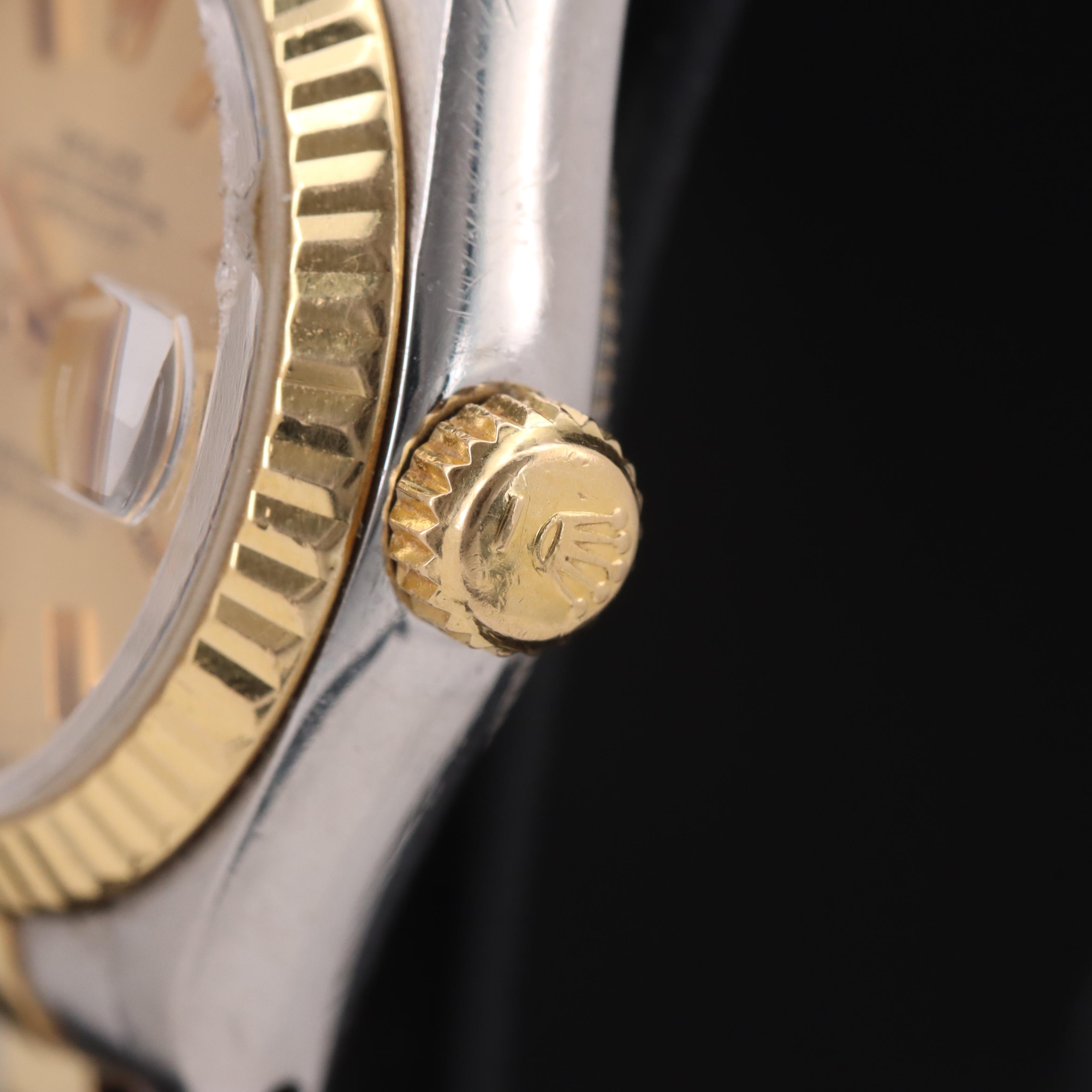 1991 Rolex Datejust 18K and Stainless Steel Automatic Watch