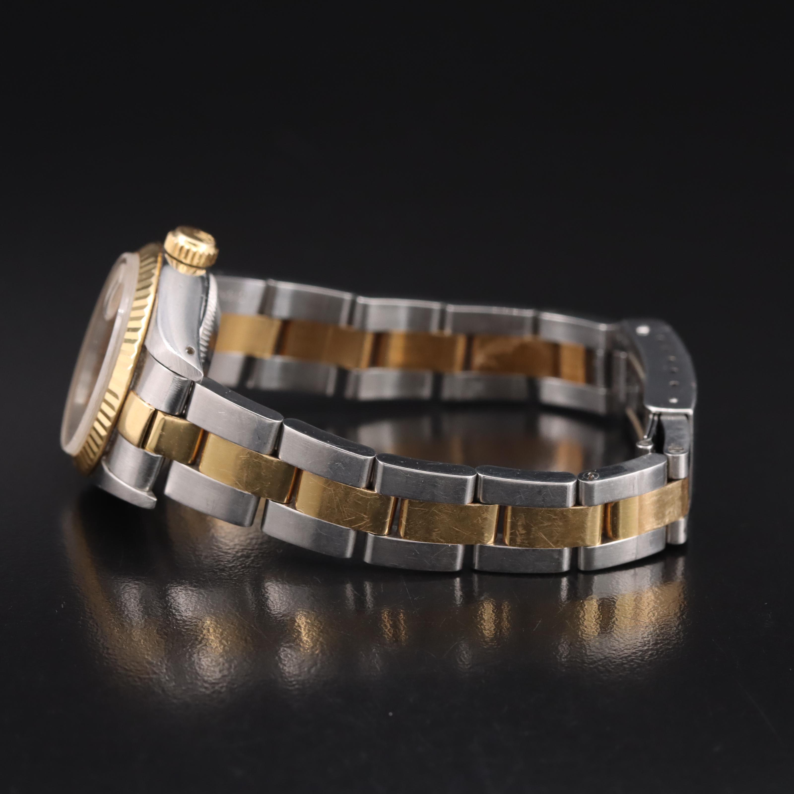 1991 Rolex Datejust 18K and Stainless Steel Automatic Watch