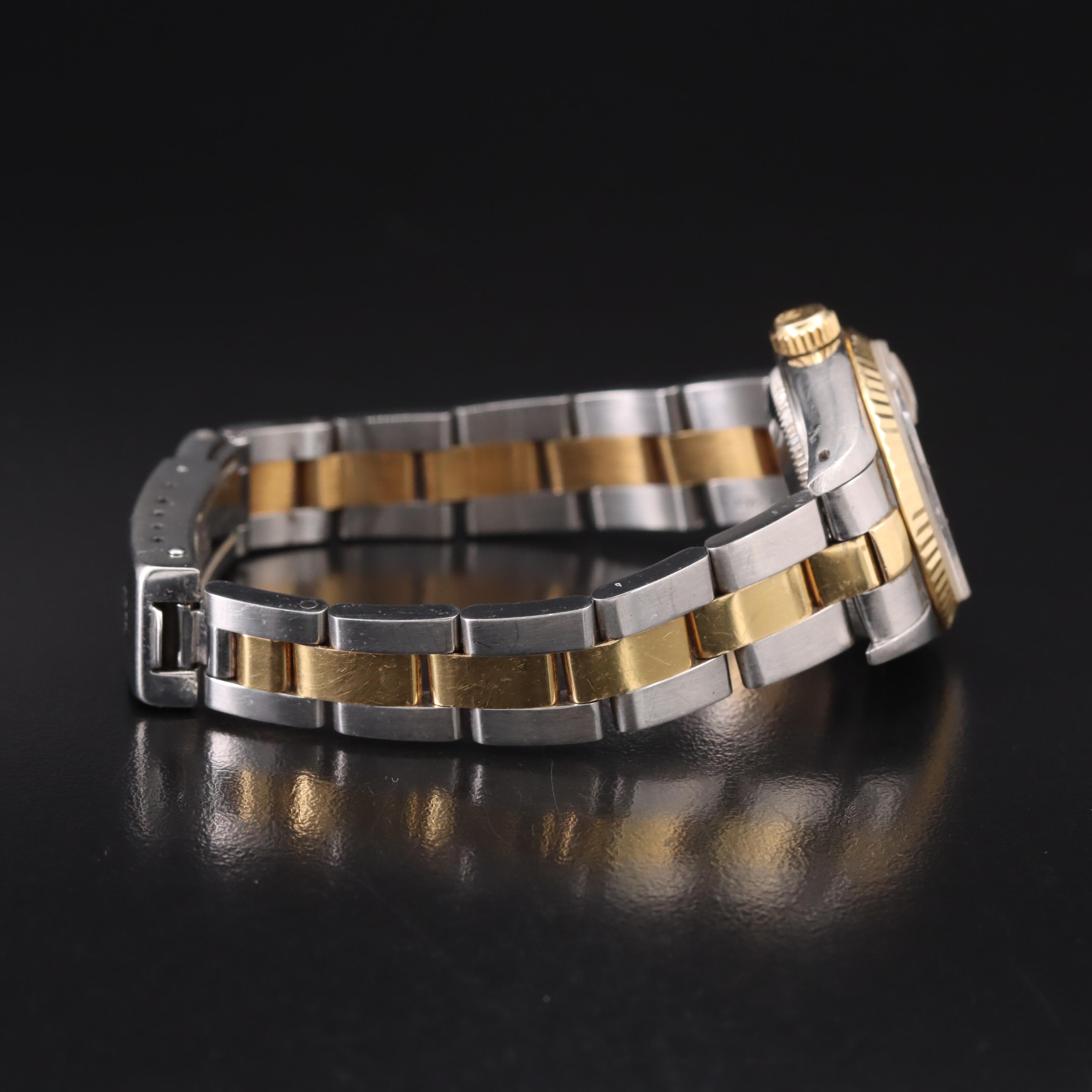 1991 Rolex Datejust 18K and Stainless Steel Automatic Watch