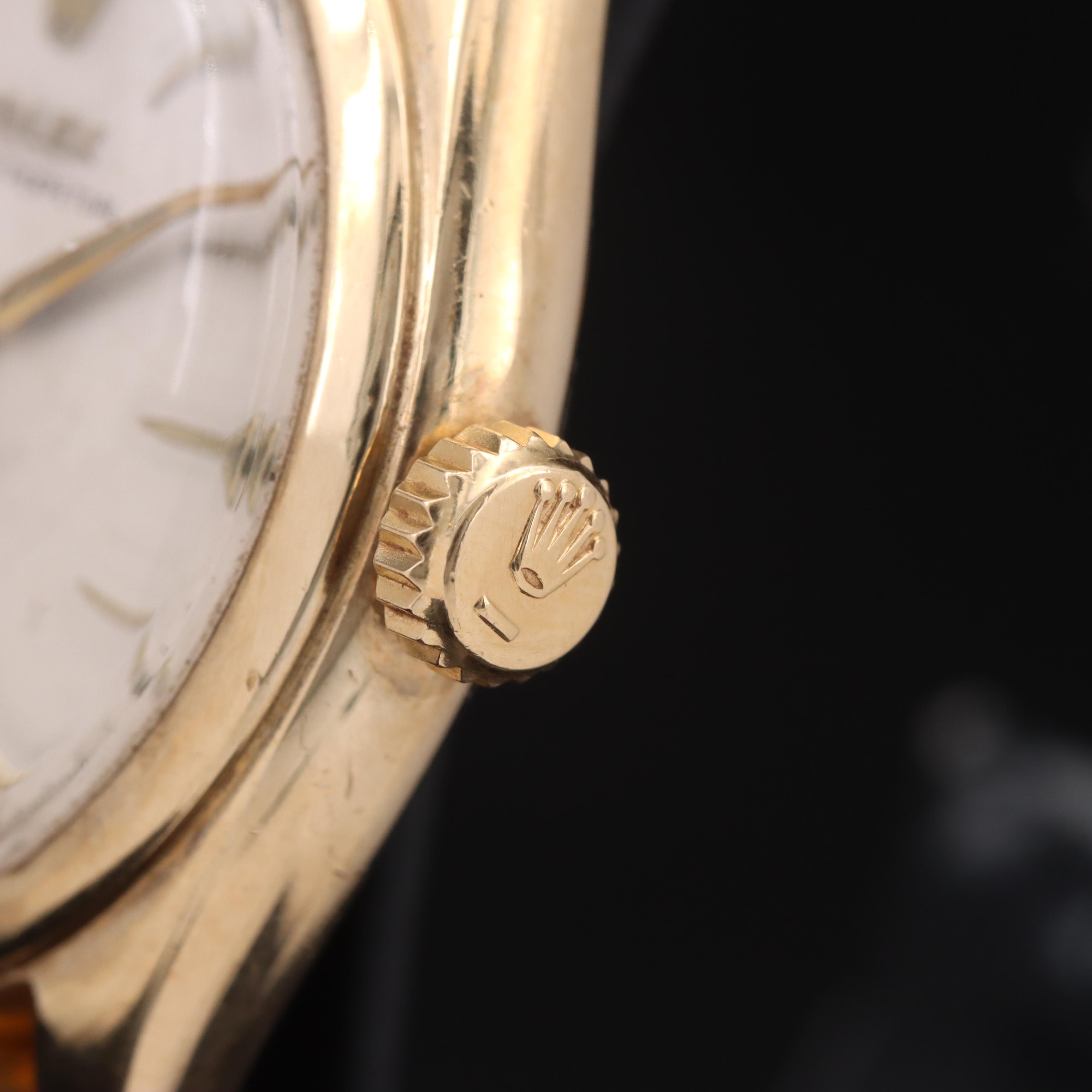 1951 Rolex Oyster Perpetual 9K Watch with 14K Bracelet