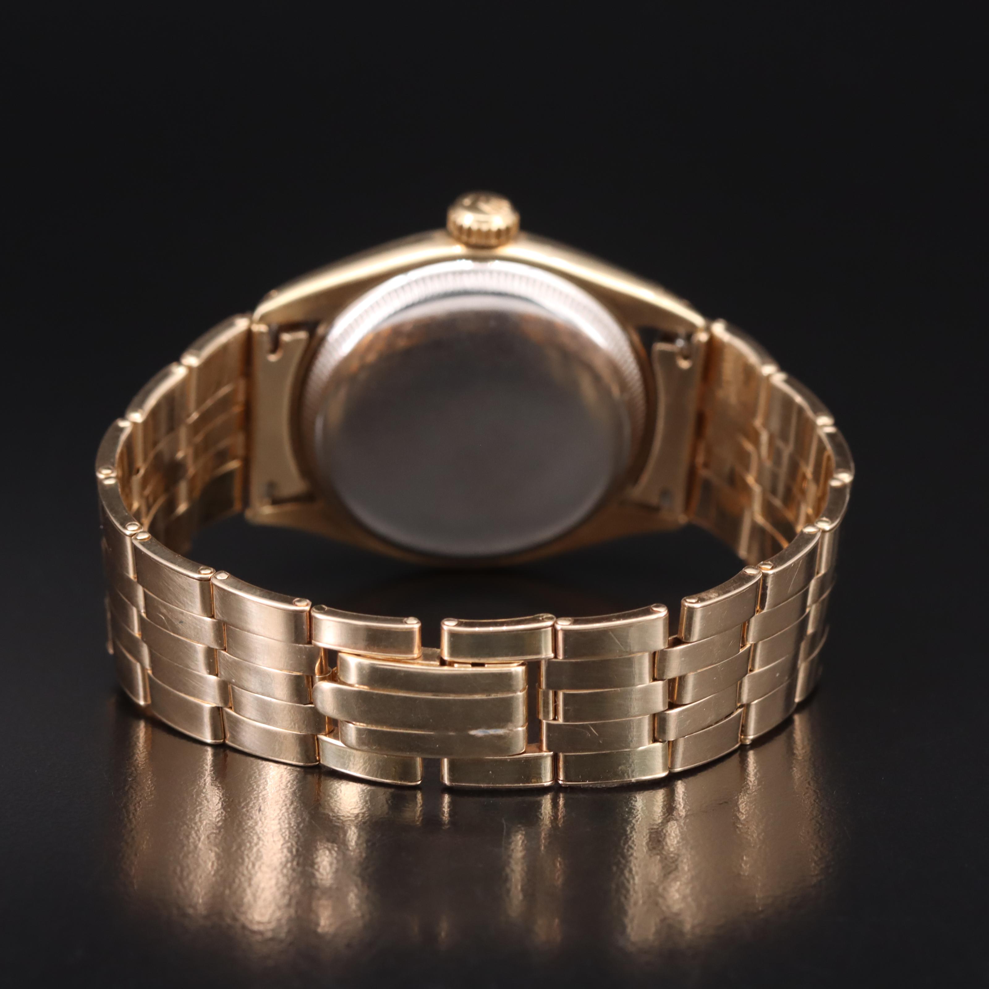 1951 Rolex Oyster Perpetual 9K Watch with 14K Bracelet