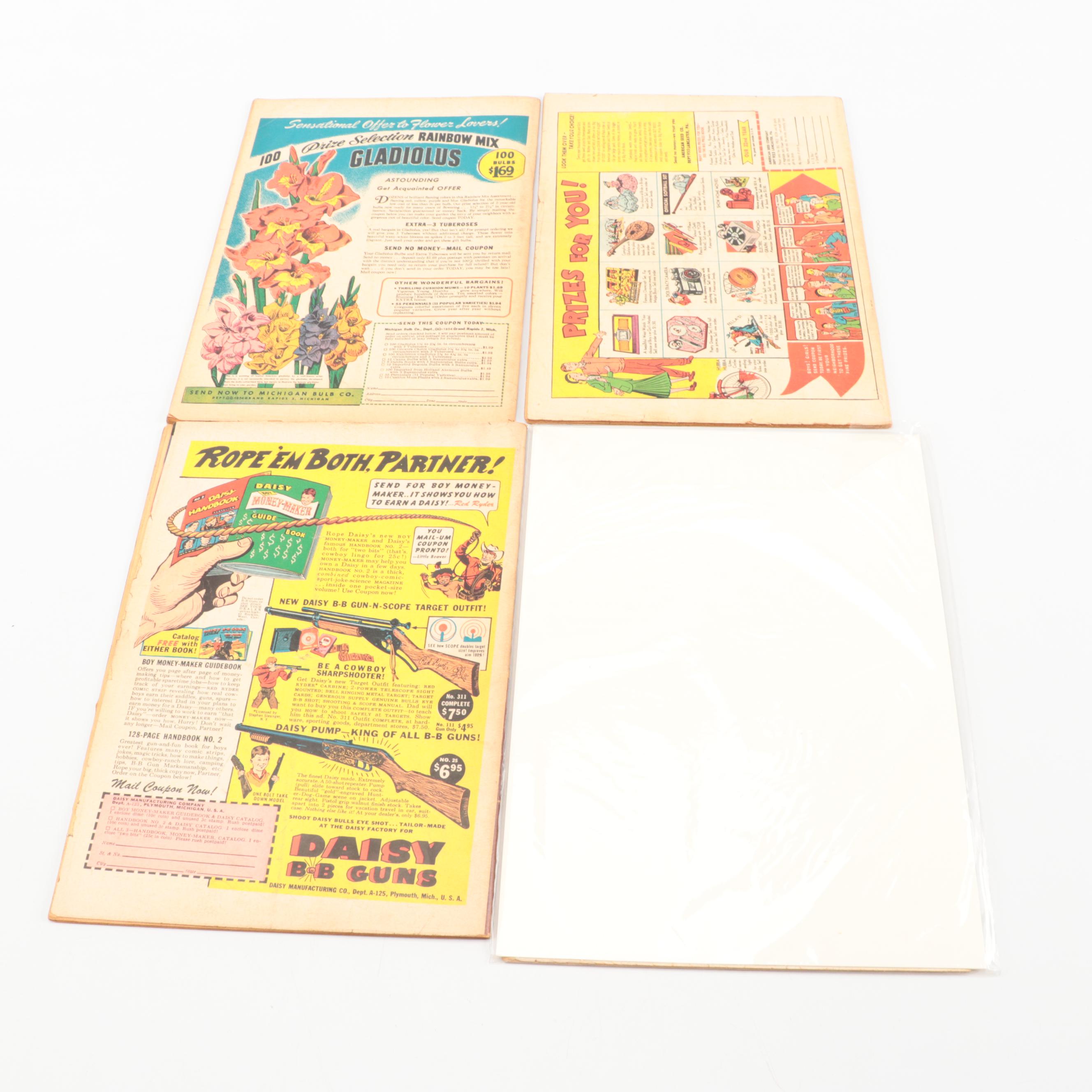 Golden Age Captain Marvel Adventures Fawcett Publications Comic Books