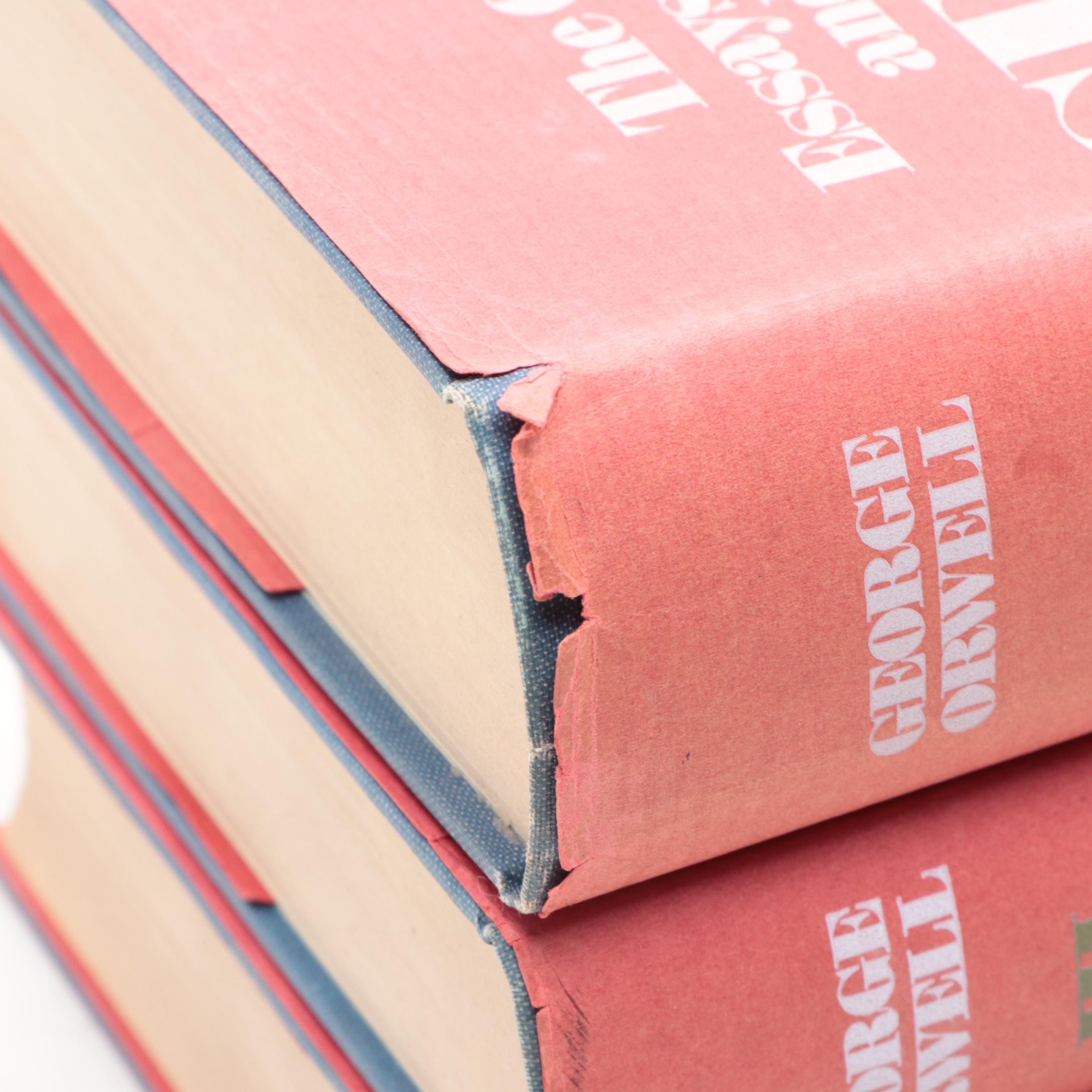 "George Orwell" Partial Volume Set Edited by Sonia Orwell, 1969