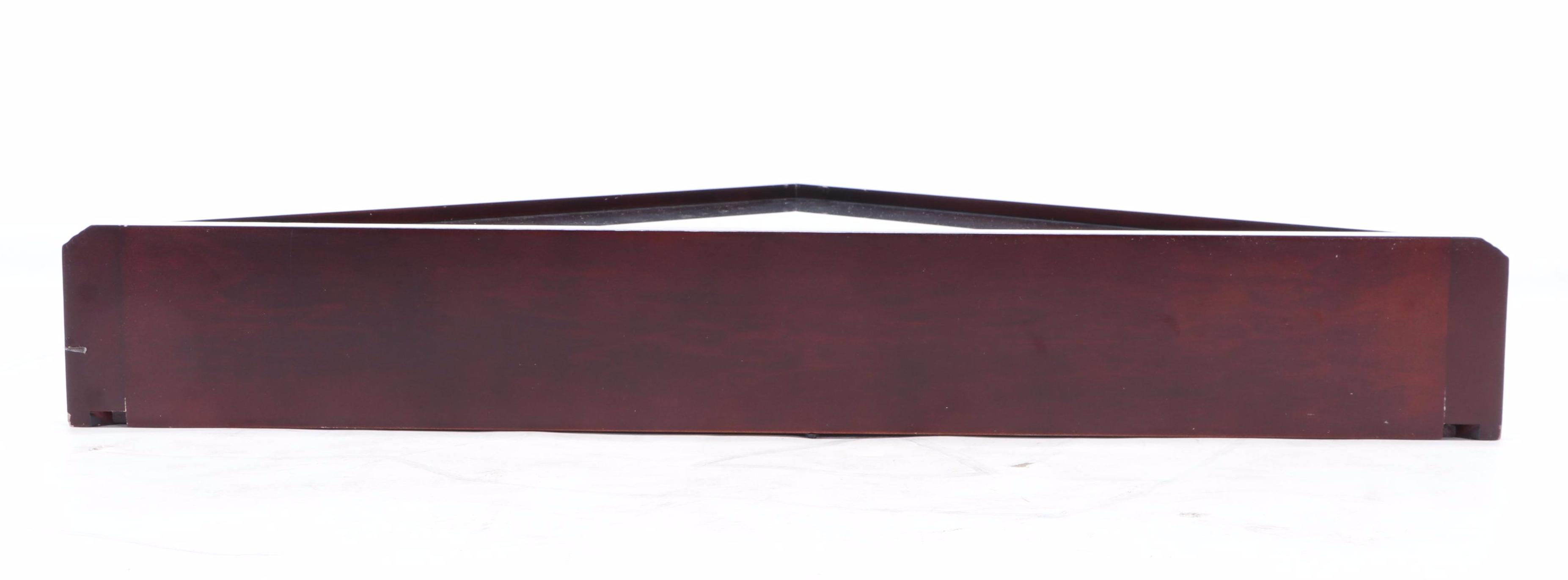 Wooden Flag Display Case