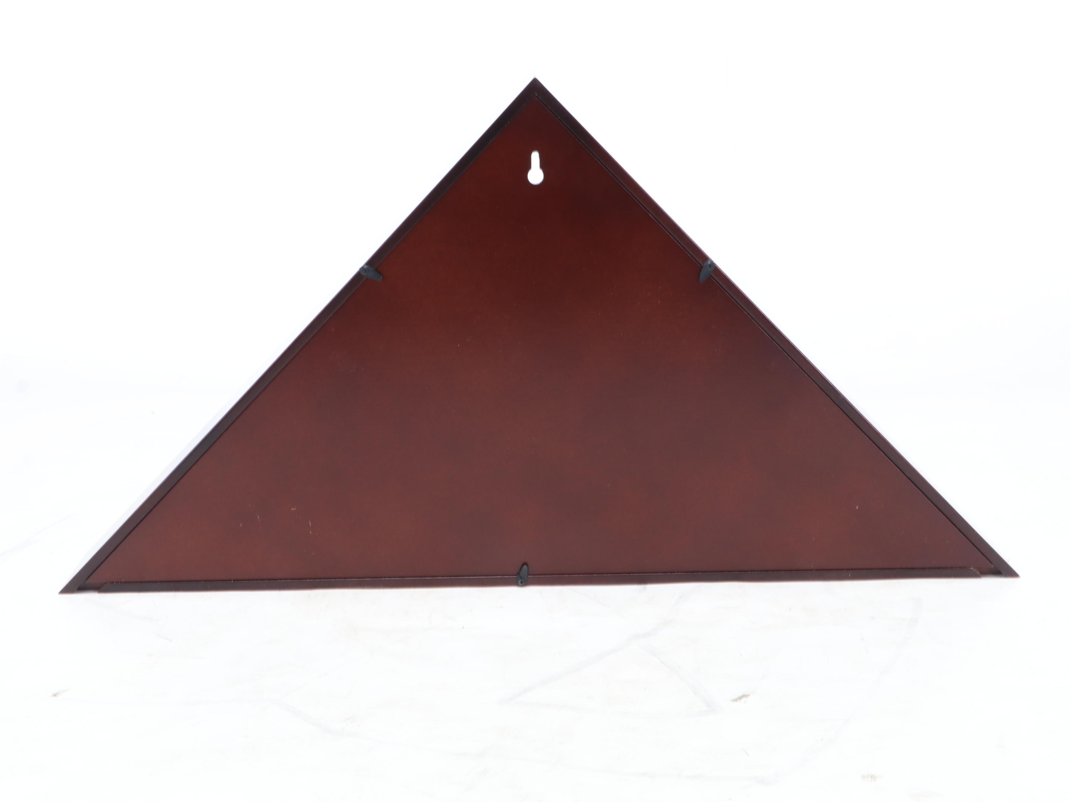 Wooden Flag Display Case