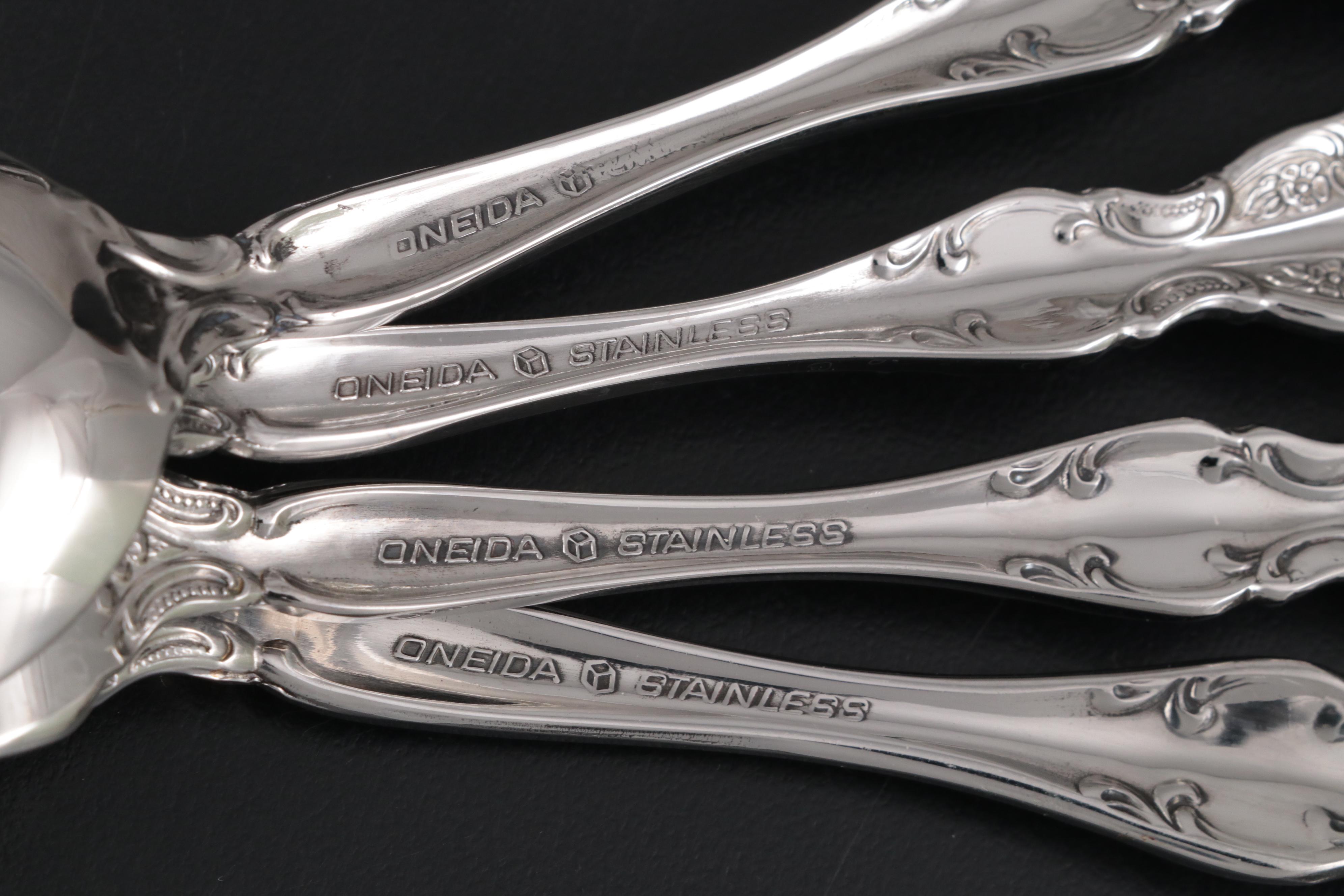 Oneida "Michelangelo" Stainless Steel Flatware and Serving Utensils