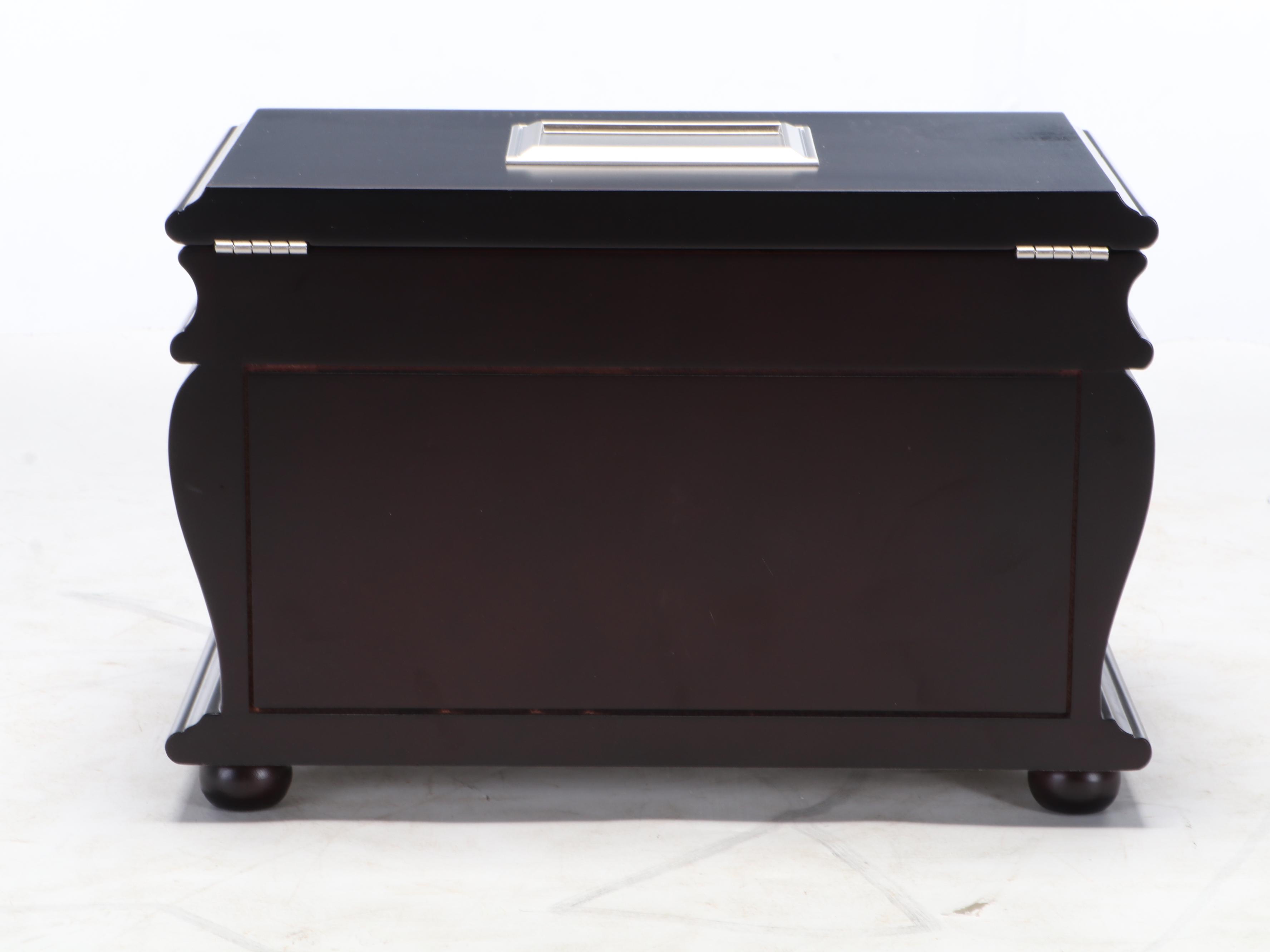 Things Remembered Three-Drawer Wooden Jewelry Box