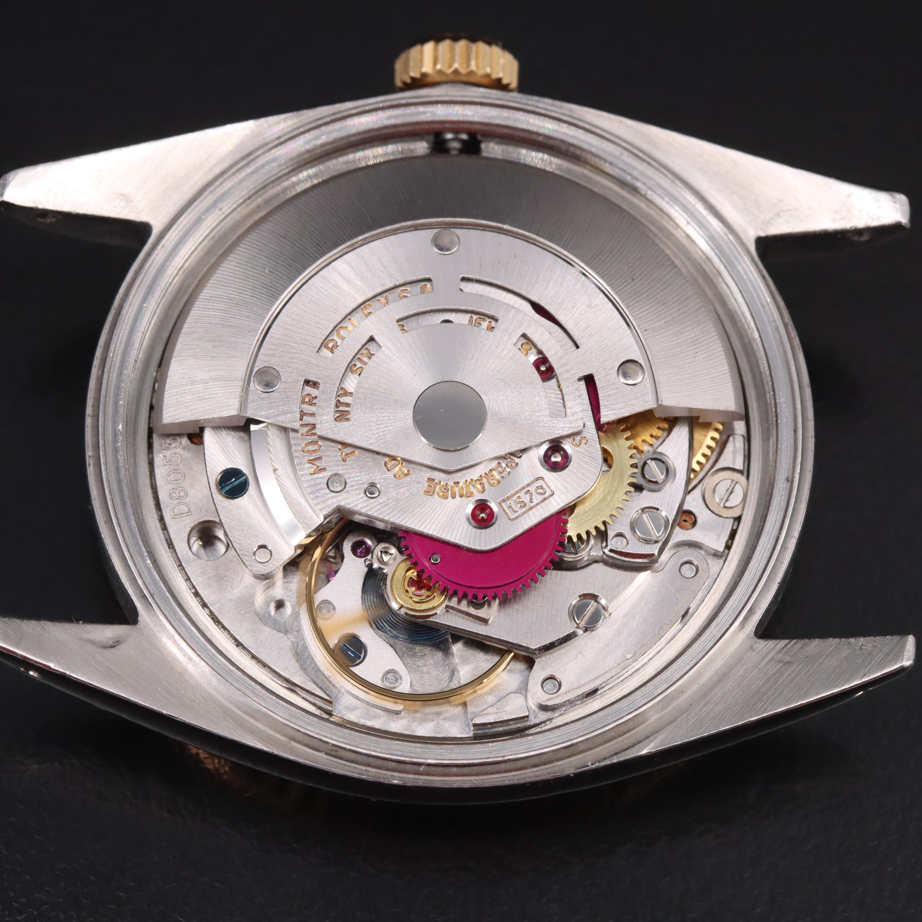 1966 Rolex 14K and Stainless Steel Datejust Watch