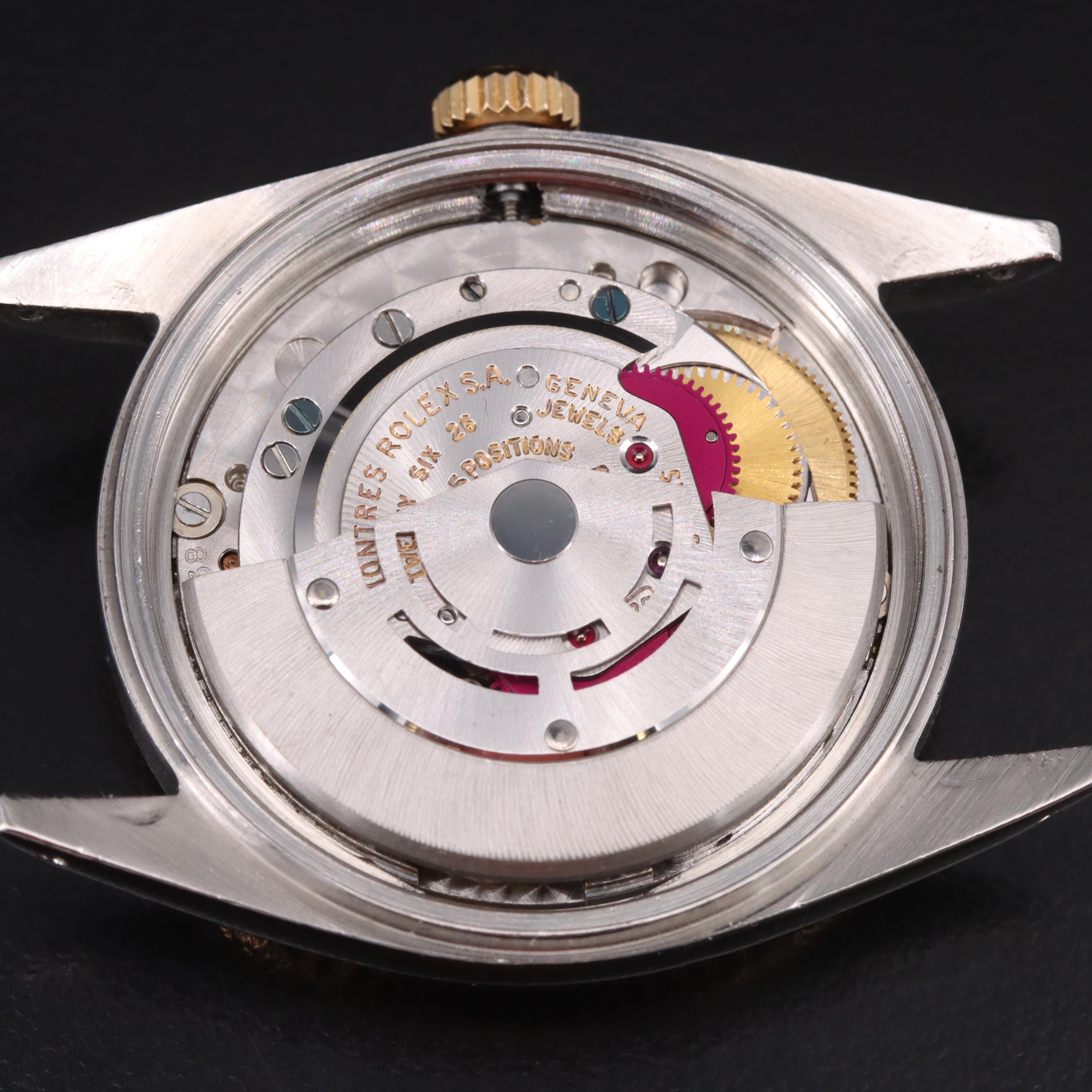 1966 Rolex 14K and Stainless Steel Datejust Watch