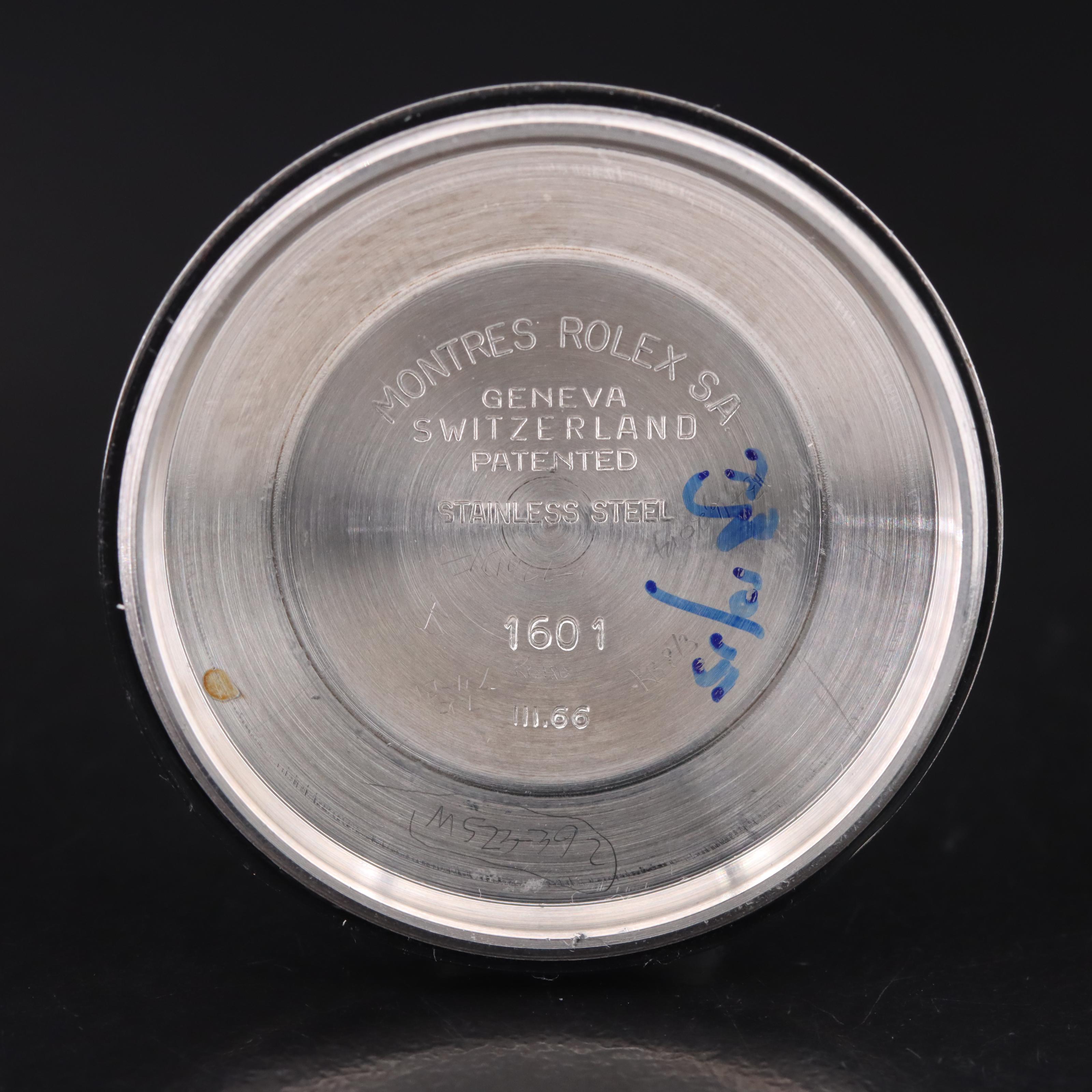 1966 Rolex 14K and Stainless Steel Datejust Watch