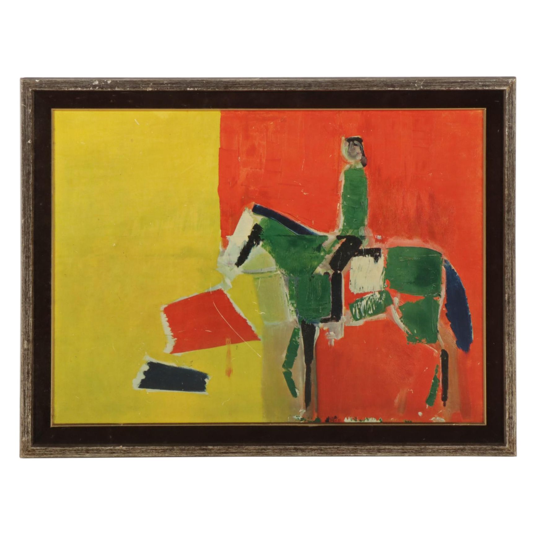 Collotype After Nicolas de Staël "Figure on Horseback," Circa 1969