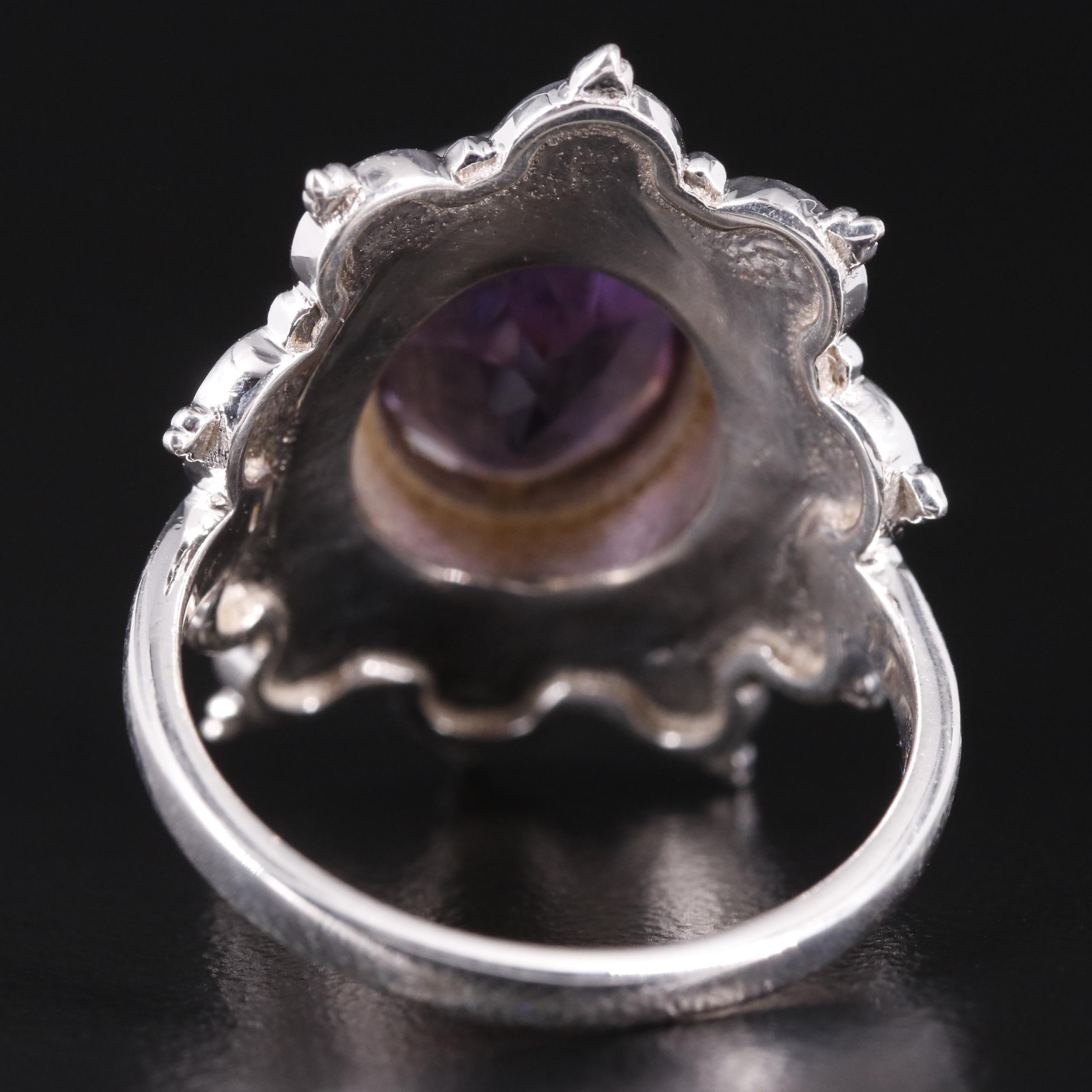 Sterling Amethyst Ring