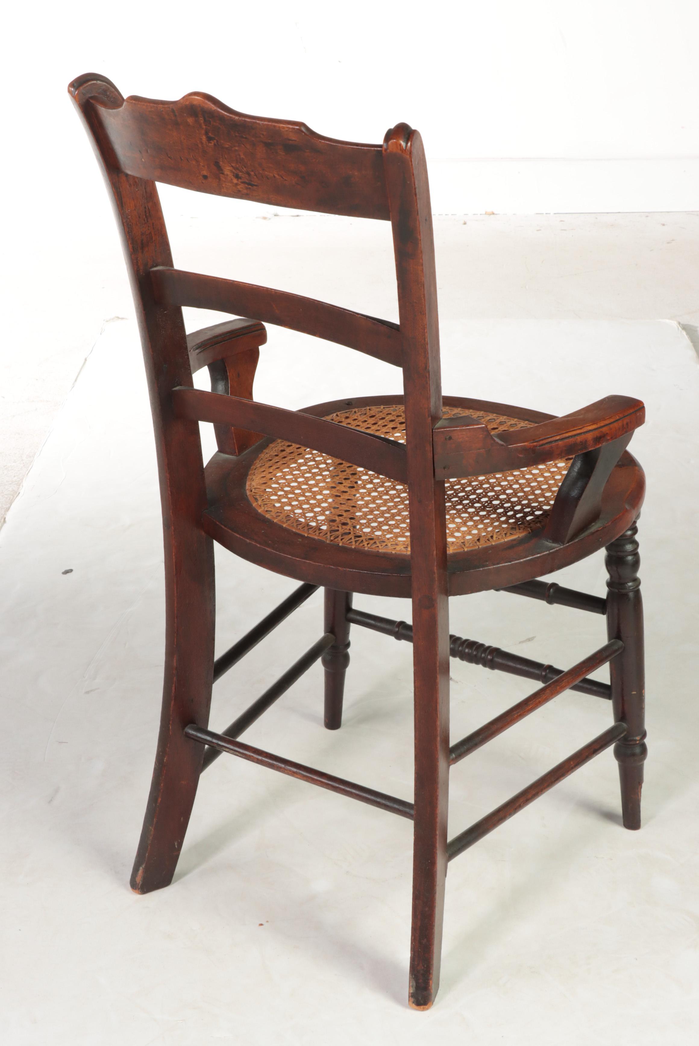 Three American Dining Chairs, Incl. Victorian Walnut and Burl Walnut Example