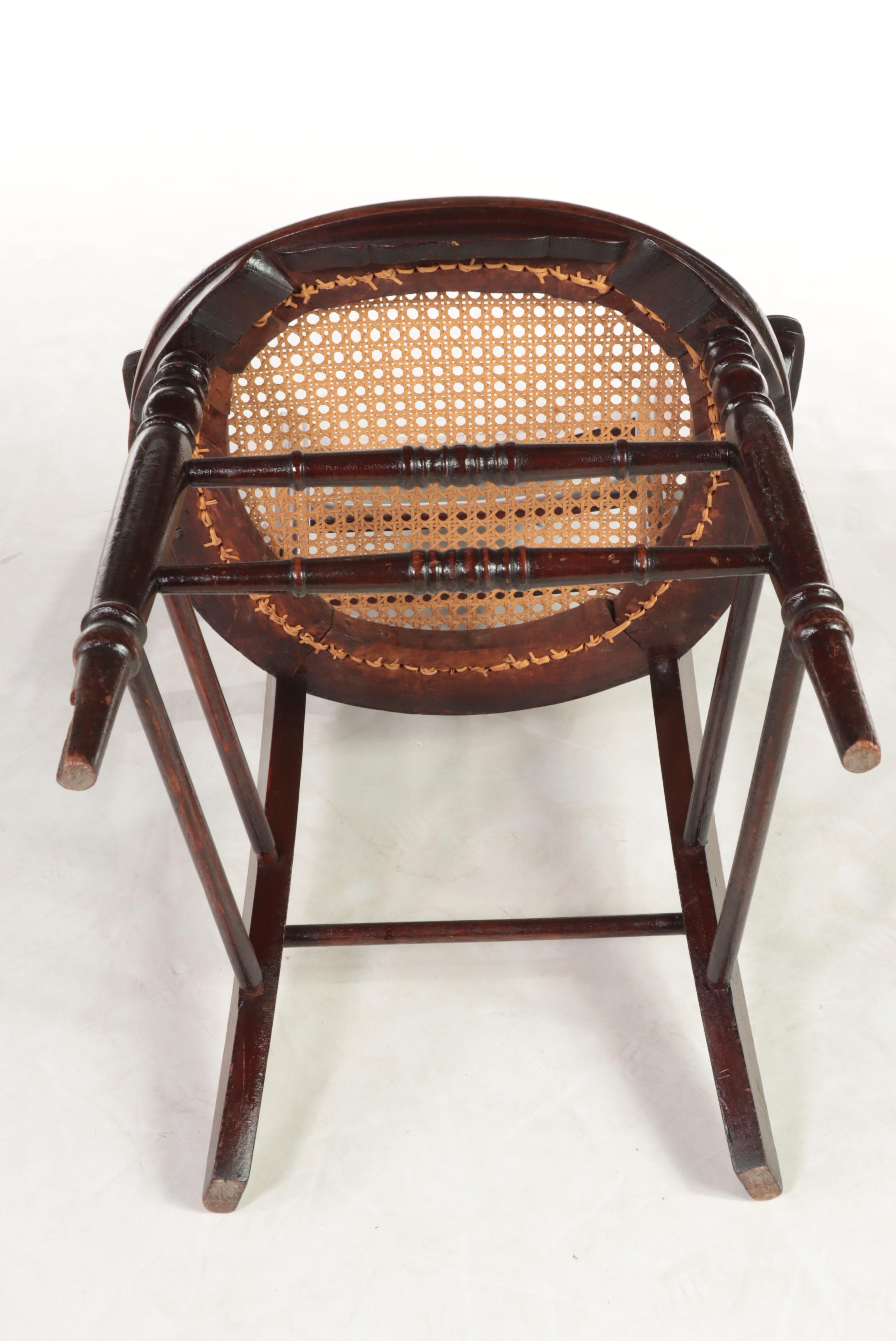 Three American Dining Chairs, Incl. Victorian Walnut and Burl Walnut Example