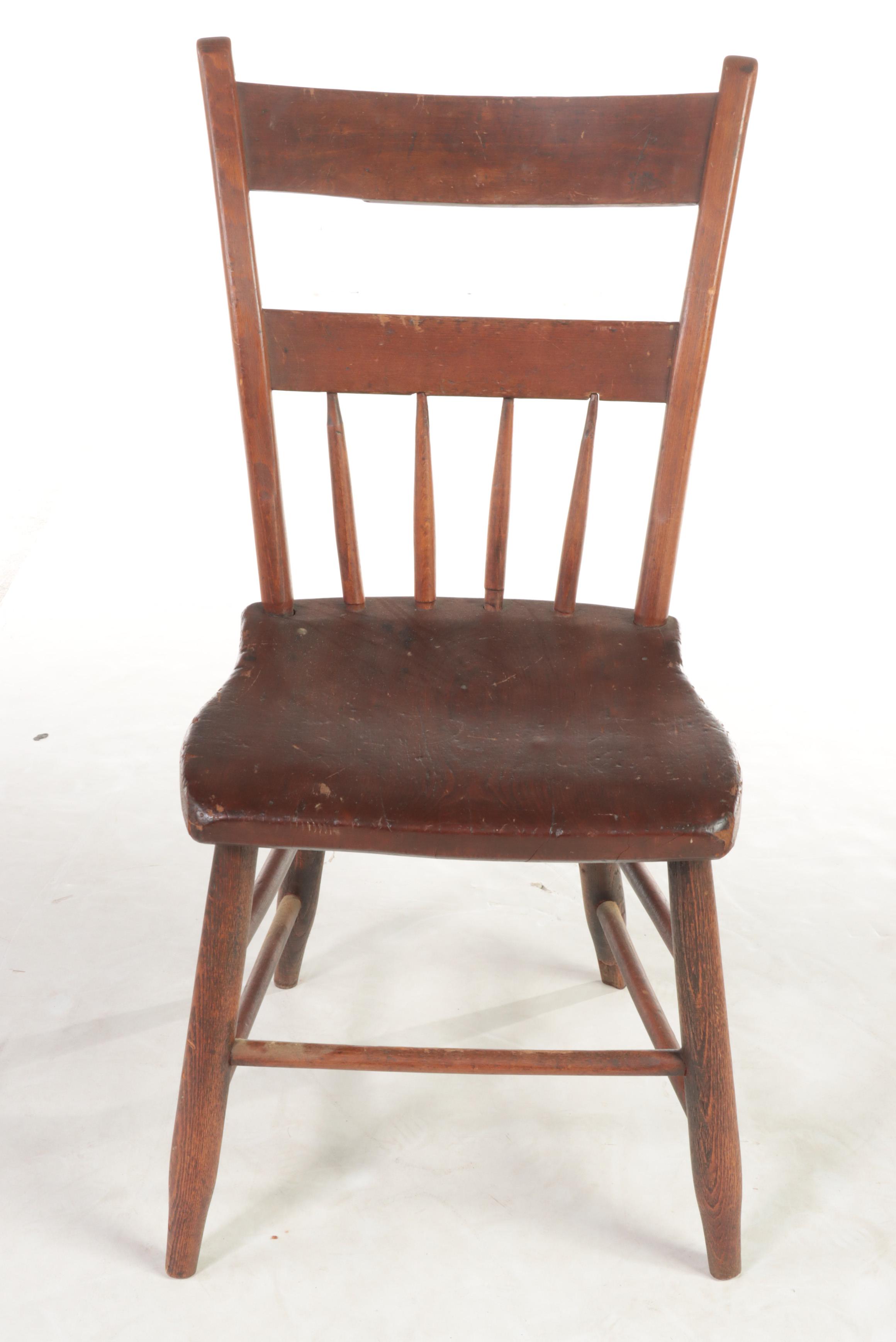 Three American Dining Chairs, Incl. Victorian Walnut and Burl Walnut Example