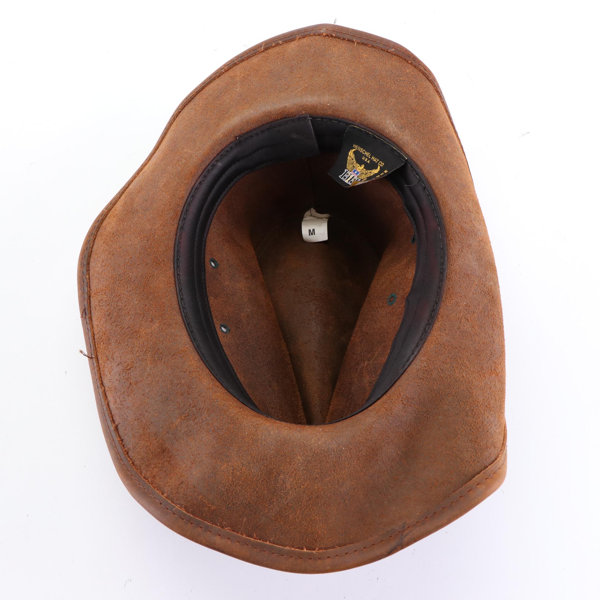 Henschel Hat Company H1H Western Hat in Oiled Leather
