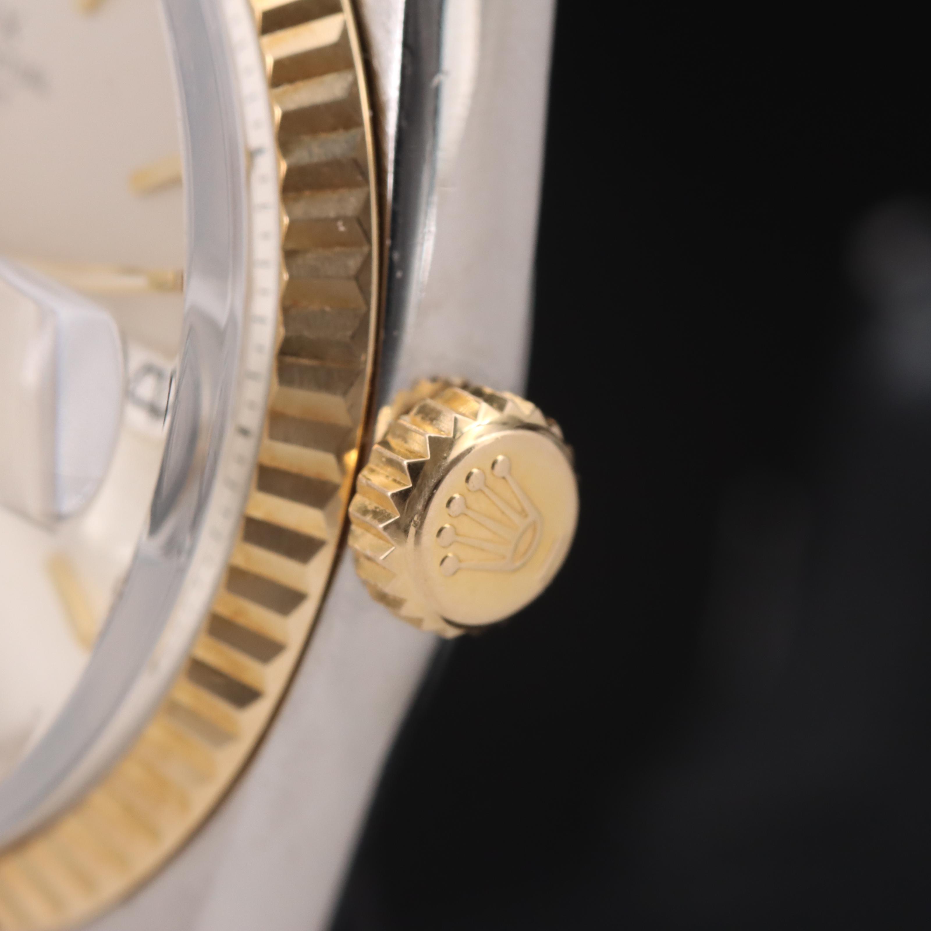 1966 Rolex 14K and Stainless Steel Datejust Watch