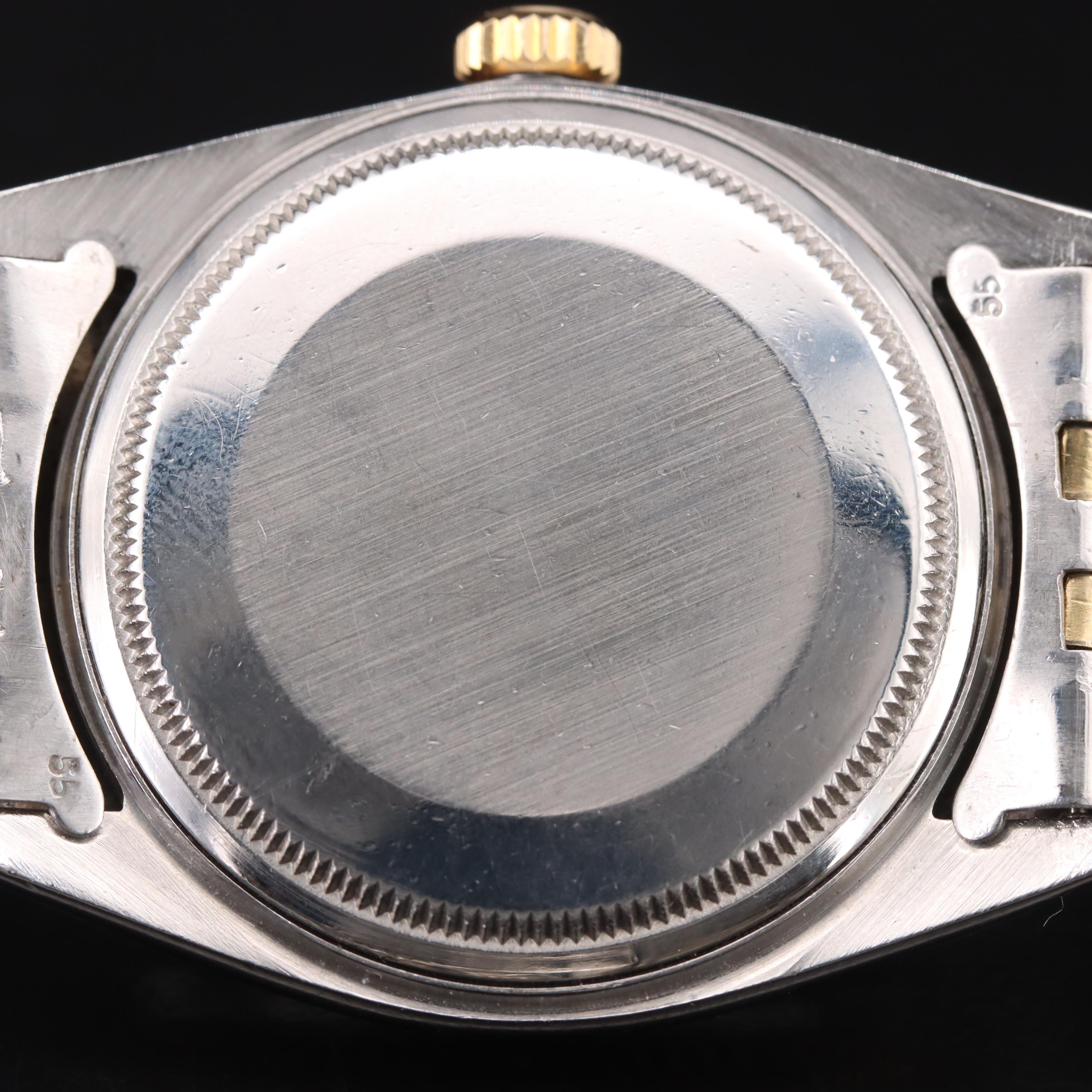 1966 Rolex 14K and Stainless Steel Datejust Watch