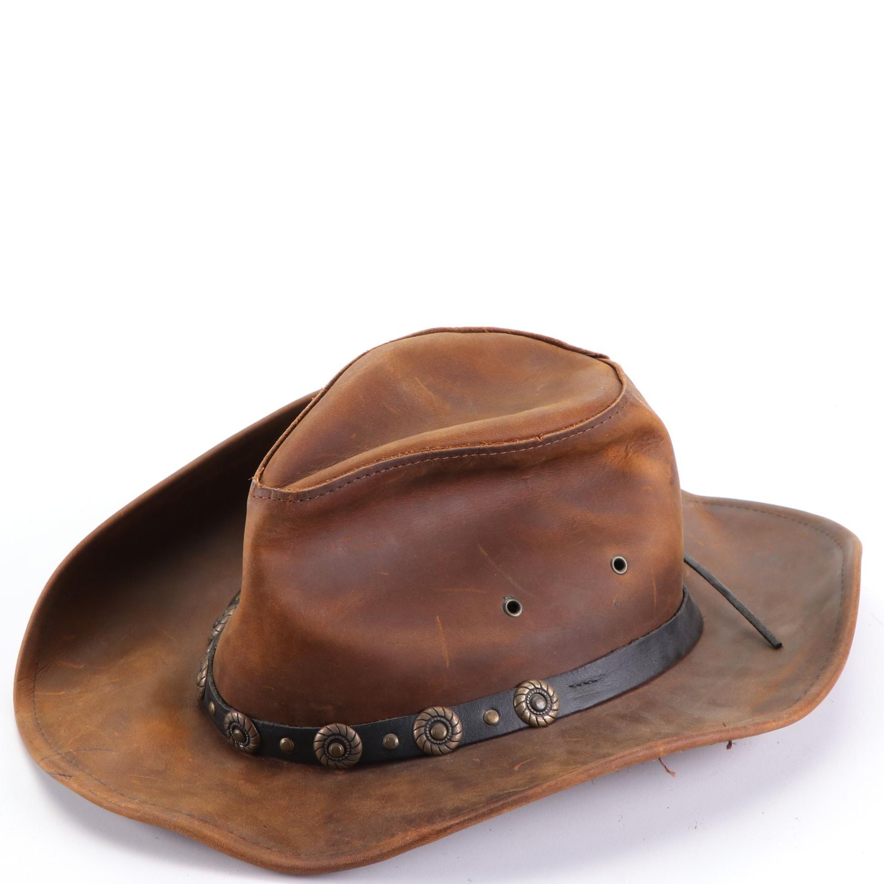 Henschel Hat Company H1H Western Hat in Oiled Leather