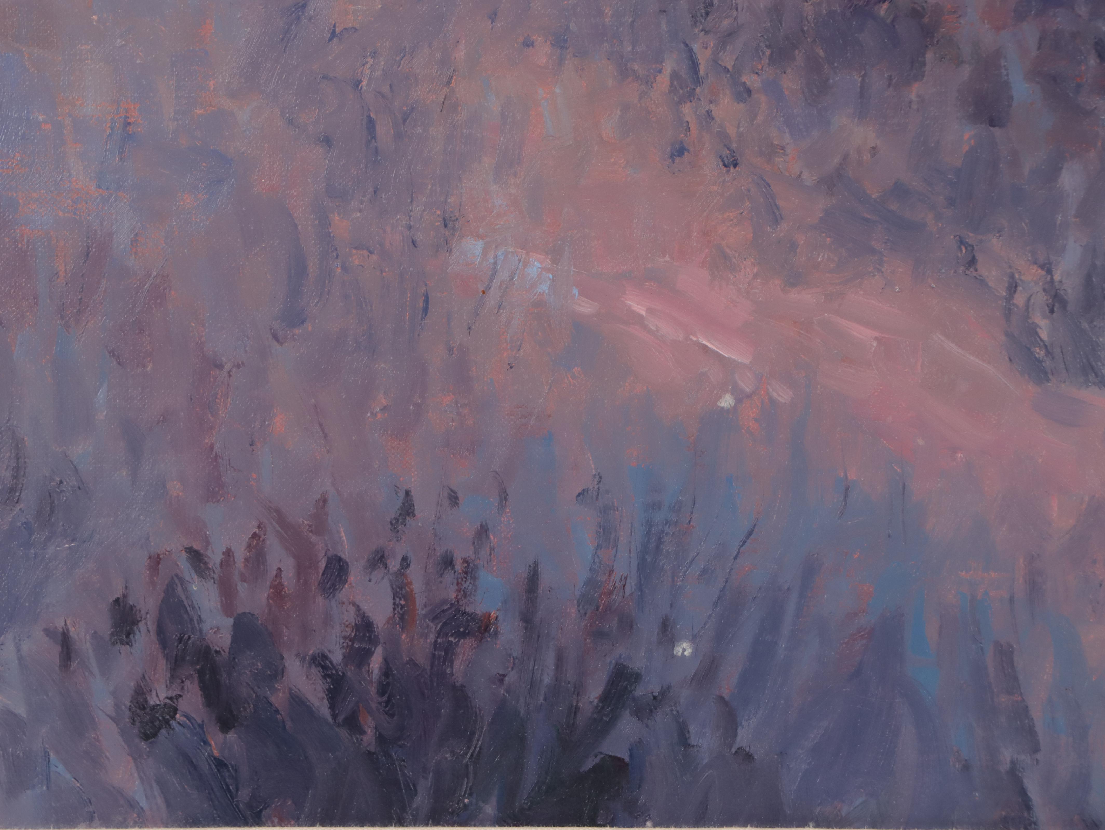 E. John Robinson American Western Landscape Oil Painting