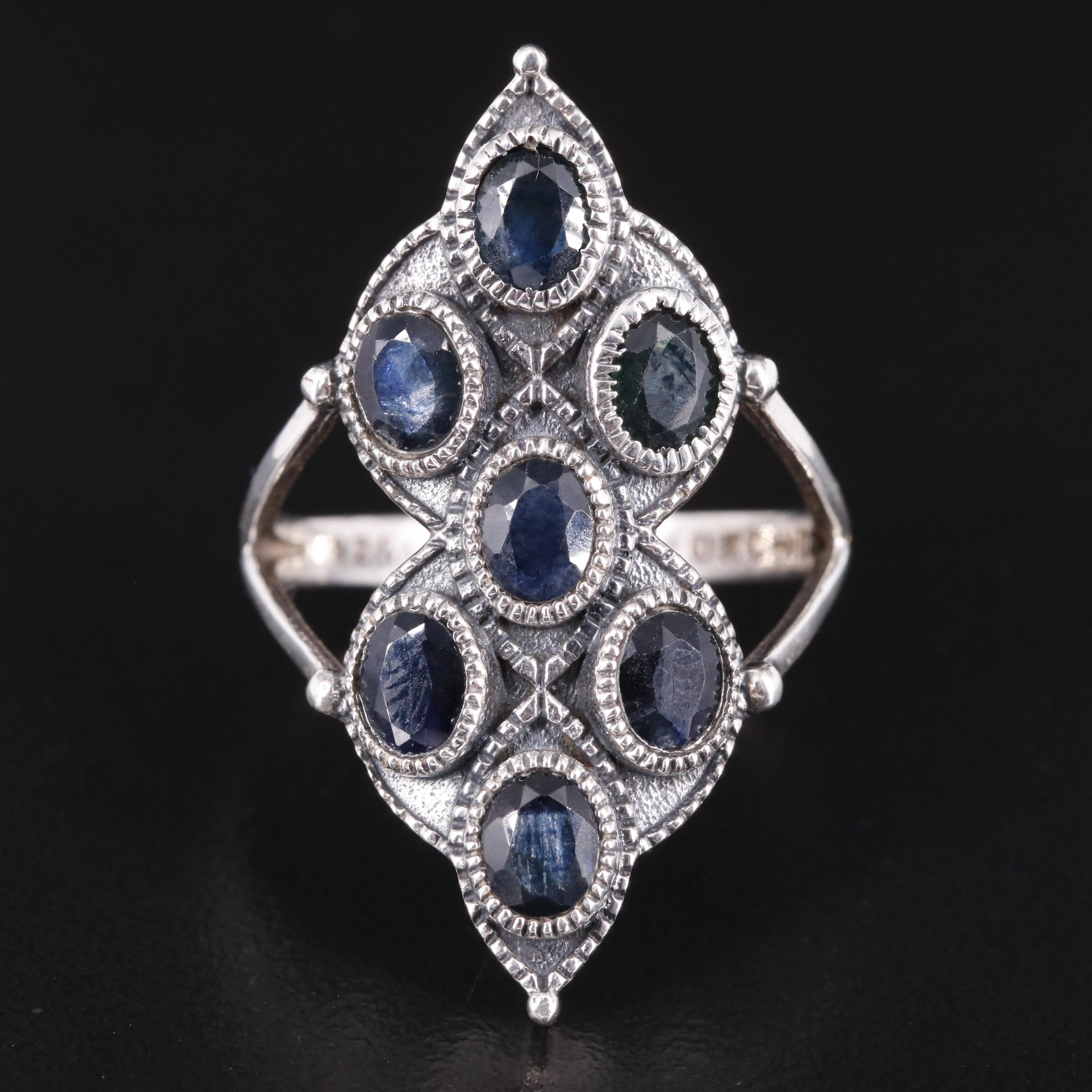 Sterling Filled Corundum Ring